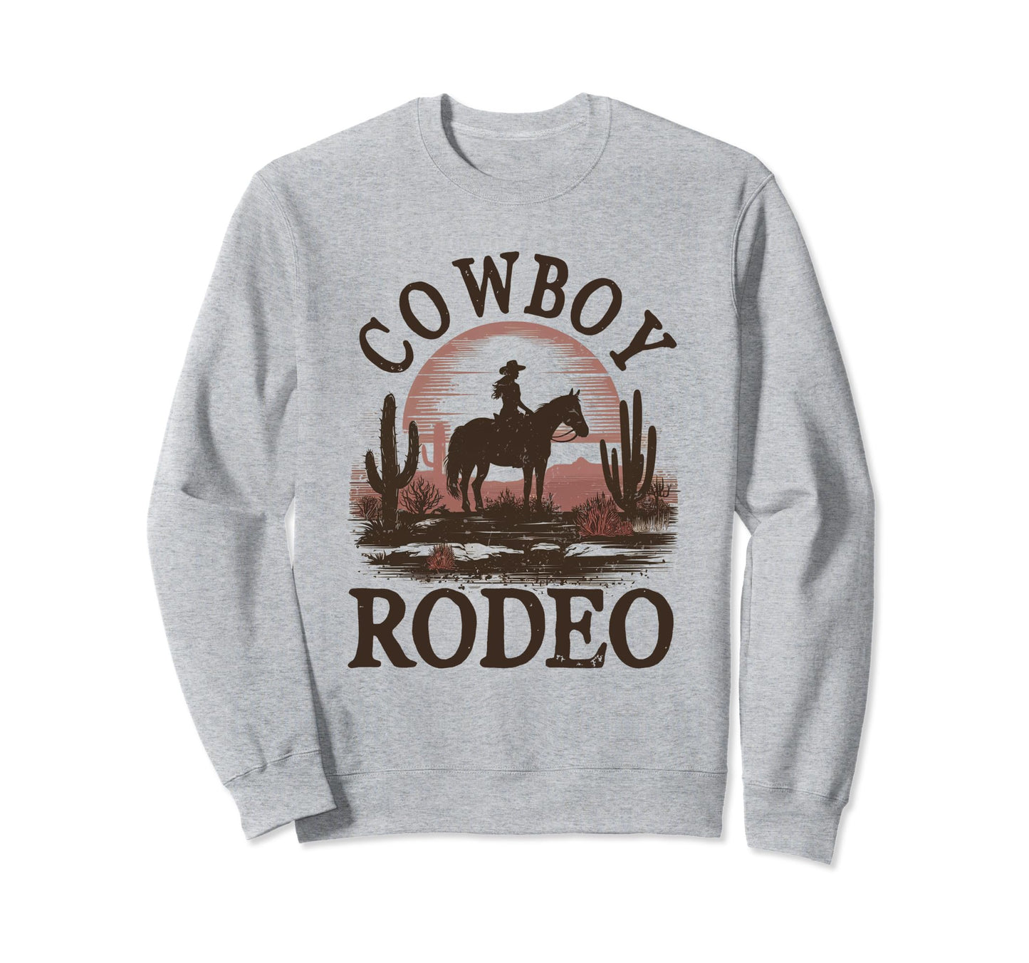 Cowboy Rodeo Cowgirl Sweatshirt - Casual Everyday Wear for Adults - T-Shirt, Sweatshirt, Hoodie