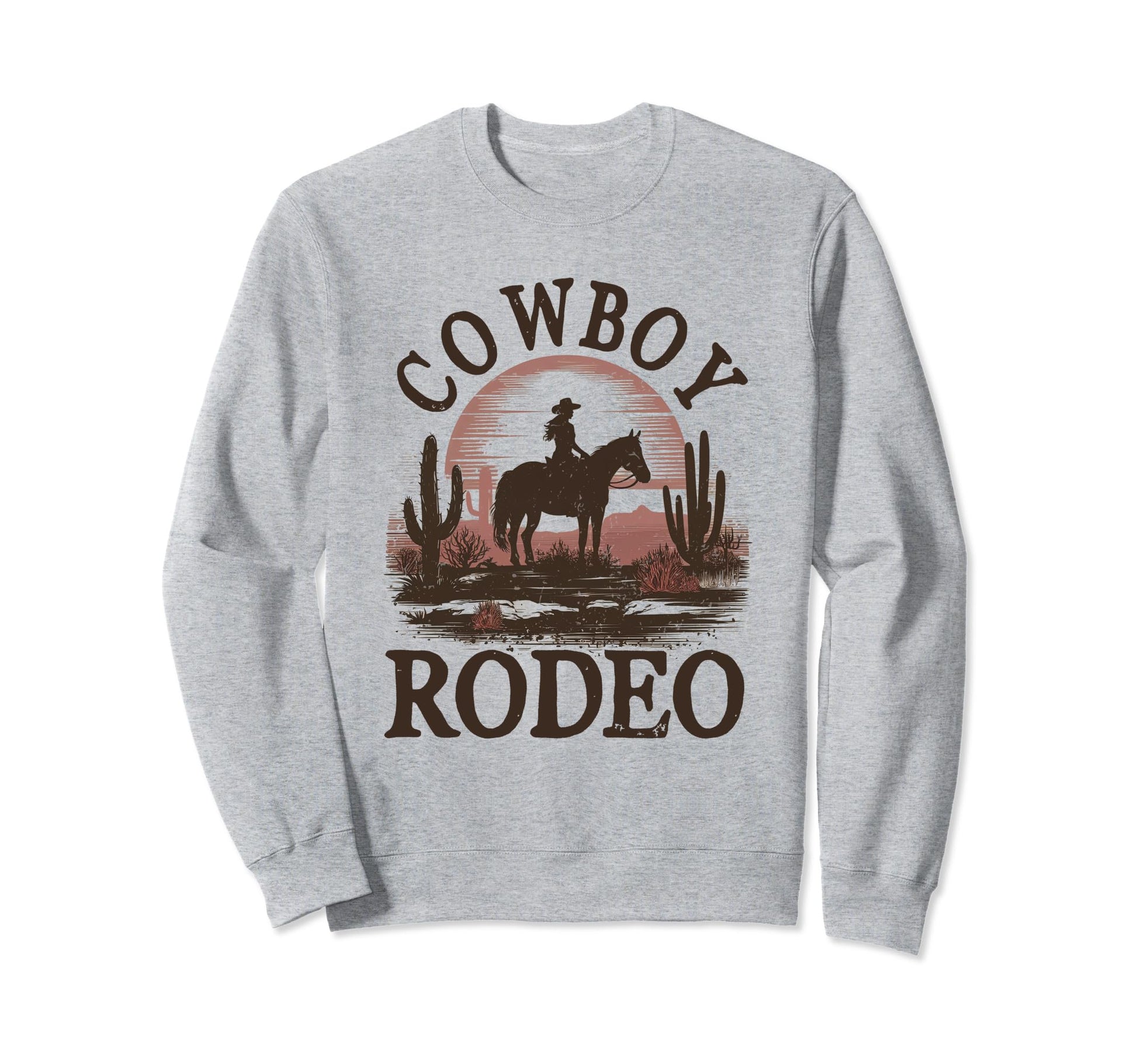 Cowboy Rodeo Cowgirl Sweatshirt - Casual Everyday Wear for Adults - T-Shirt, Sweatshirt, Hoodie
