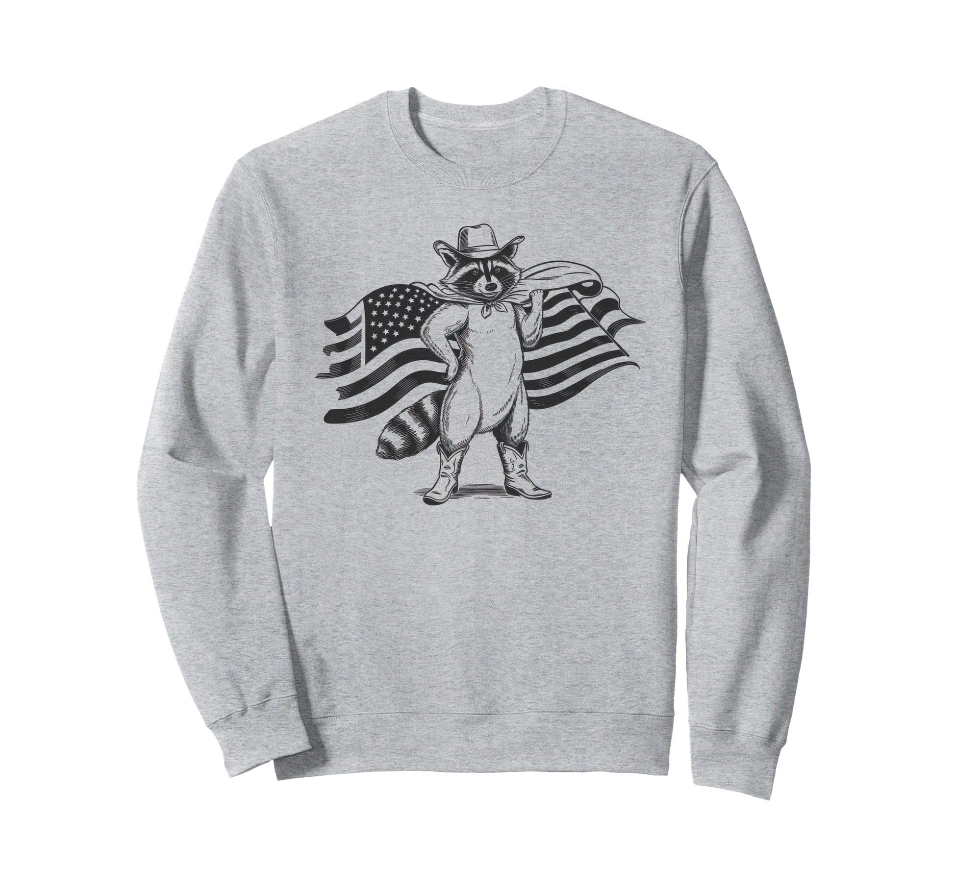 Raccoon 90S Country Music Western Sweatshirt - Unique Graphic Men Women - T-Shirt, Sweatshirt, Hoodie