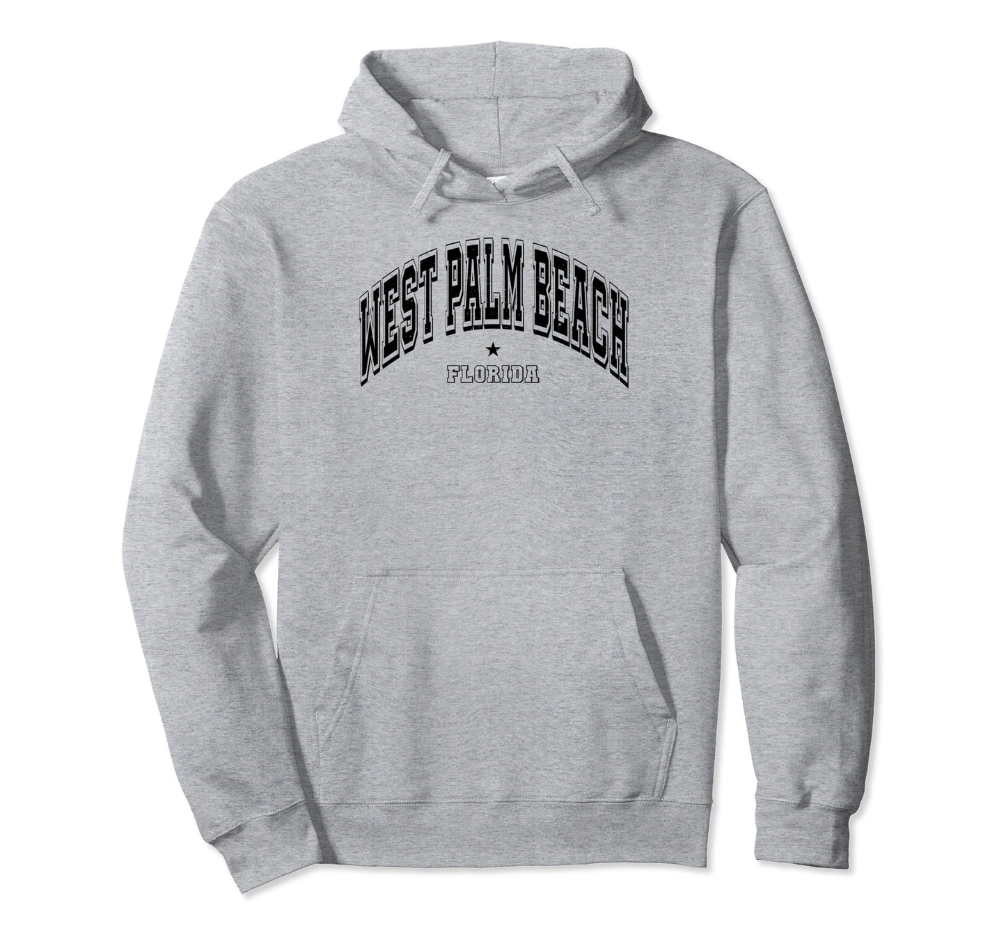 Throwback Athletic West Palm Beach Hoodie - Casual Everyday Wear Men Women - T-Shirt, Sweatshirt, Hoodie