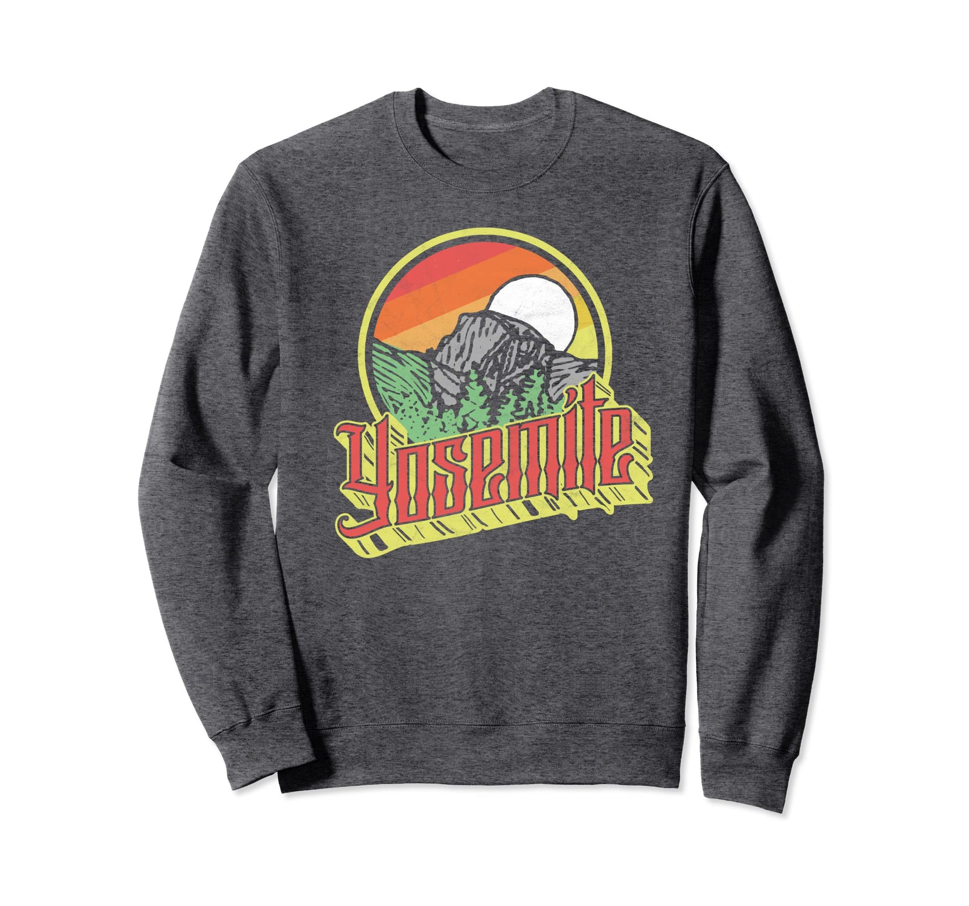Yosemite National Park Half Dome Sweatshirt - Aesthetic Graphic Unisex - T-Shirt, Sweatshirt, Hoodie
