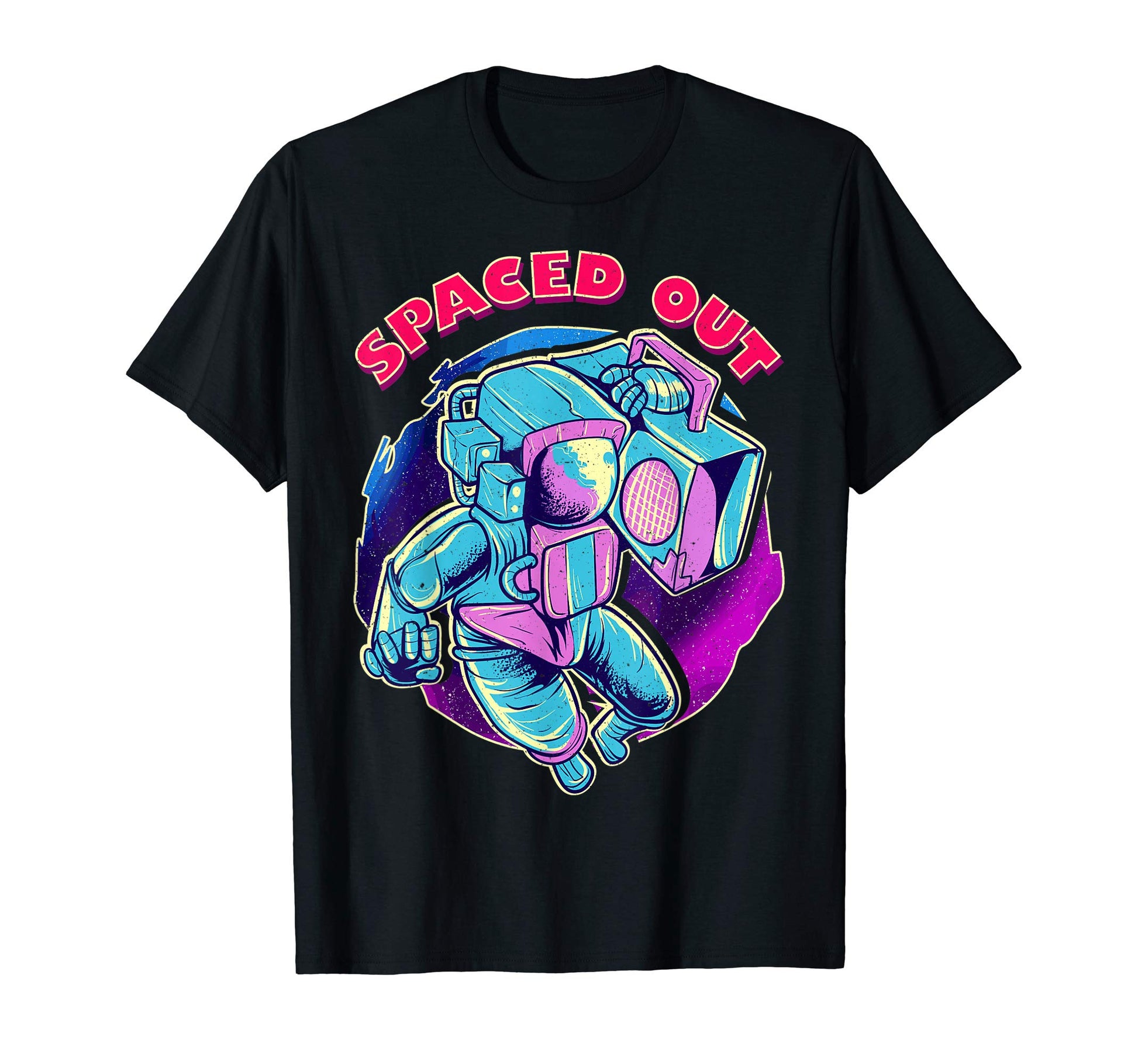 Spaced Out Vaporwave Aesthetic Space T-Shirt - Novelty Apparel Men Women - T-Shirt, Sweatshirt, Hoodie