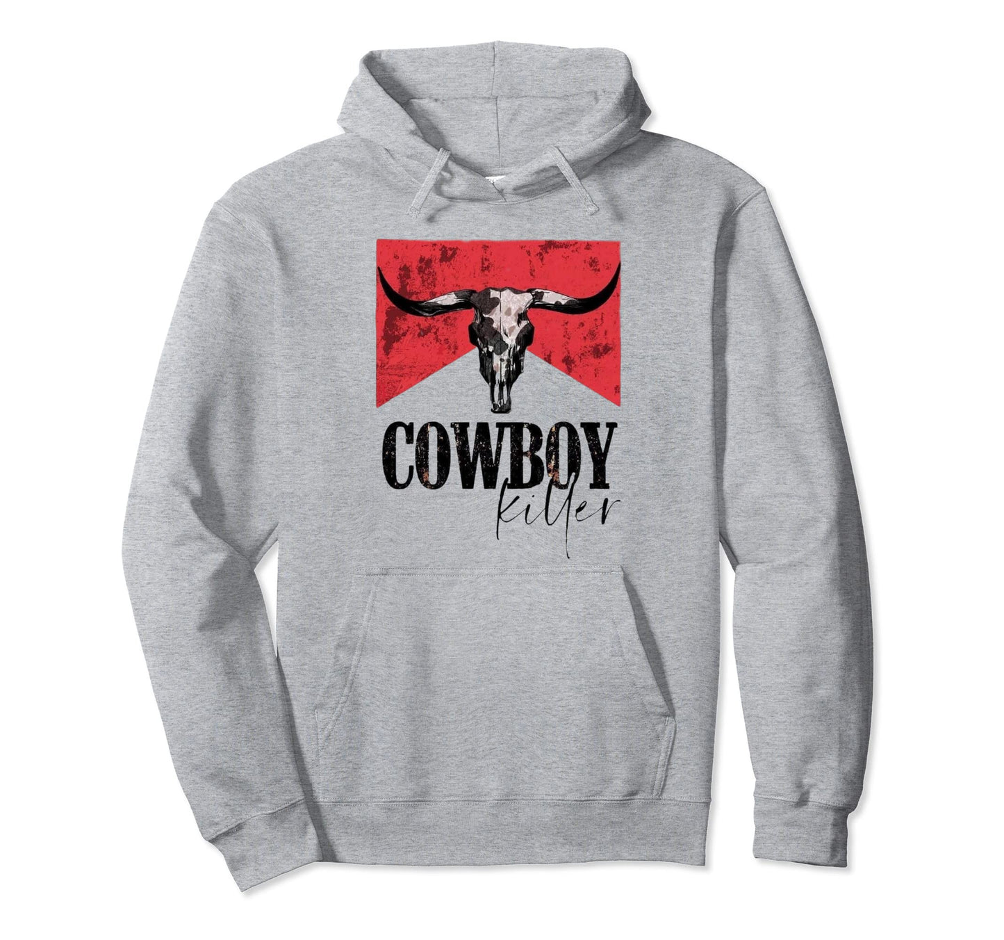 Western Cowgirl Punchy Cowboy Hoodie - Casual Everyday Wear Men Women - T-Shirt, Sweatshirt, Hoodie