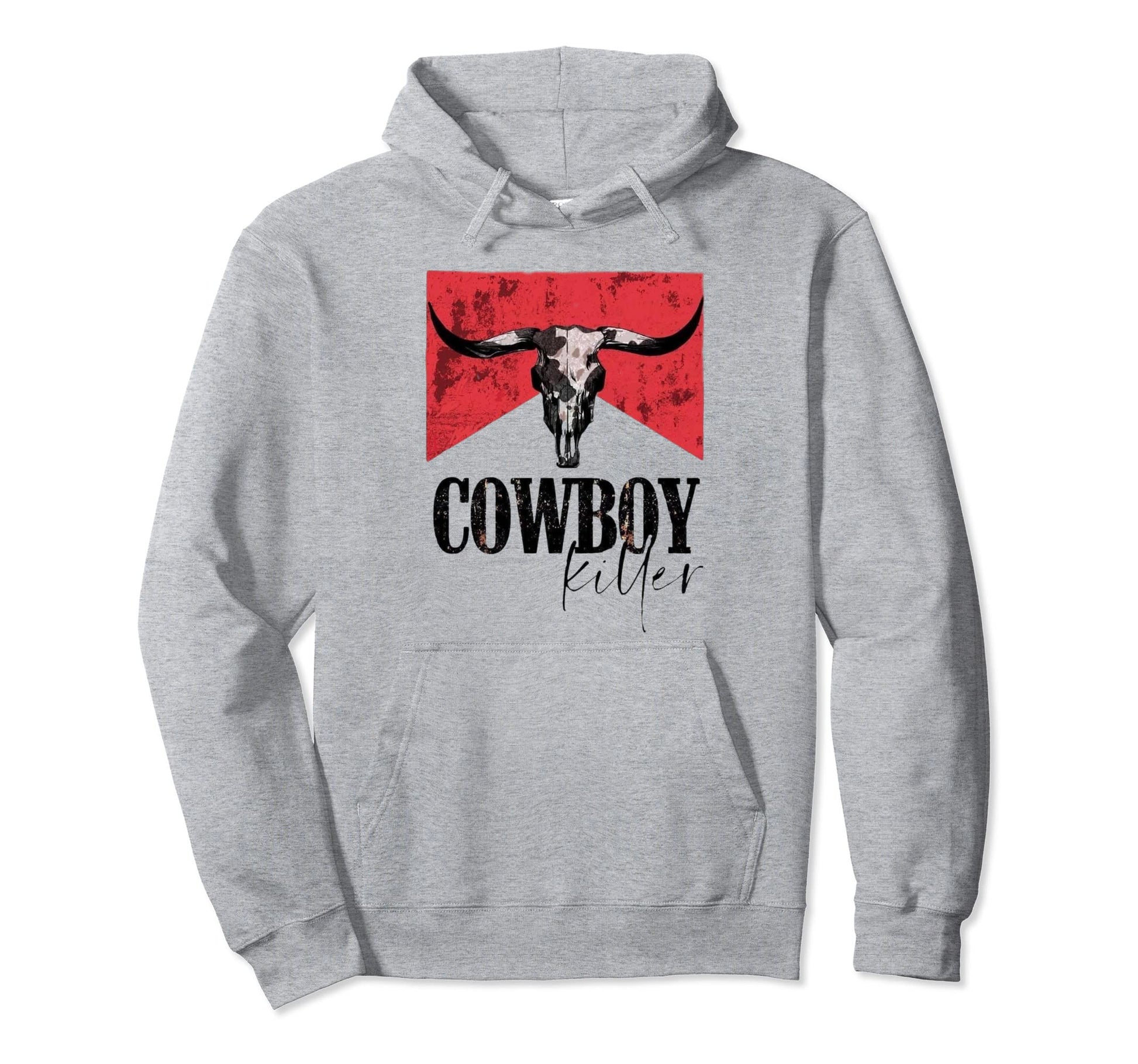 Western Cowgirl Punchy Cowboy Hoodie - Casual Everyday Wear Men Women - T-Shirt, Sweatshirt, Hoodie