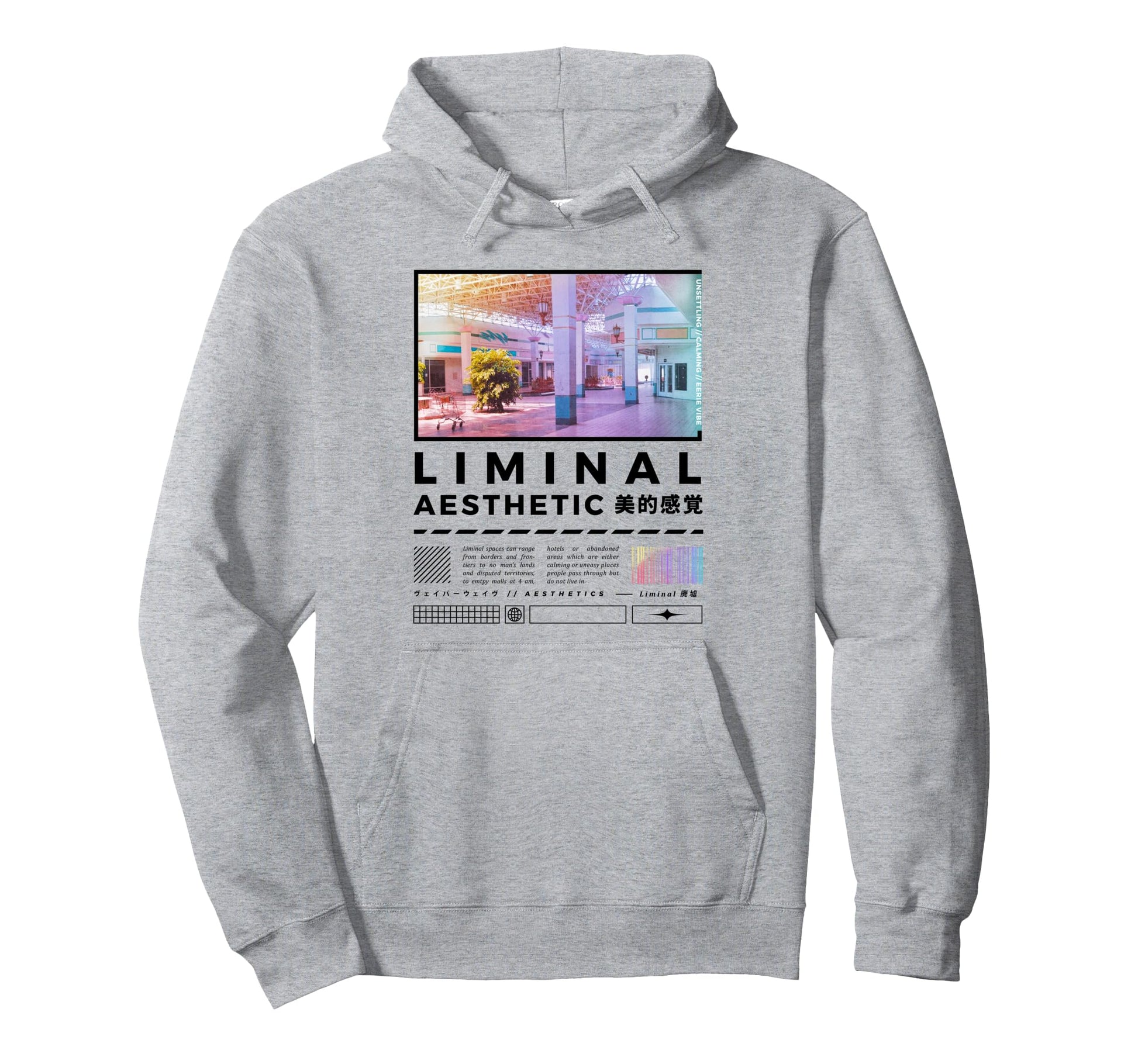 Liminal Spaces Internet 80S 90S Hoodie - Unique Graphic for Adults - T-Shirt, Sweatshirt, Hoodie