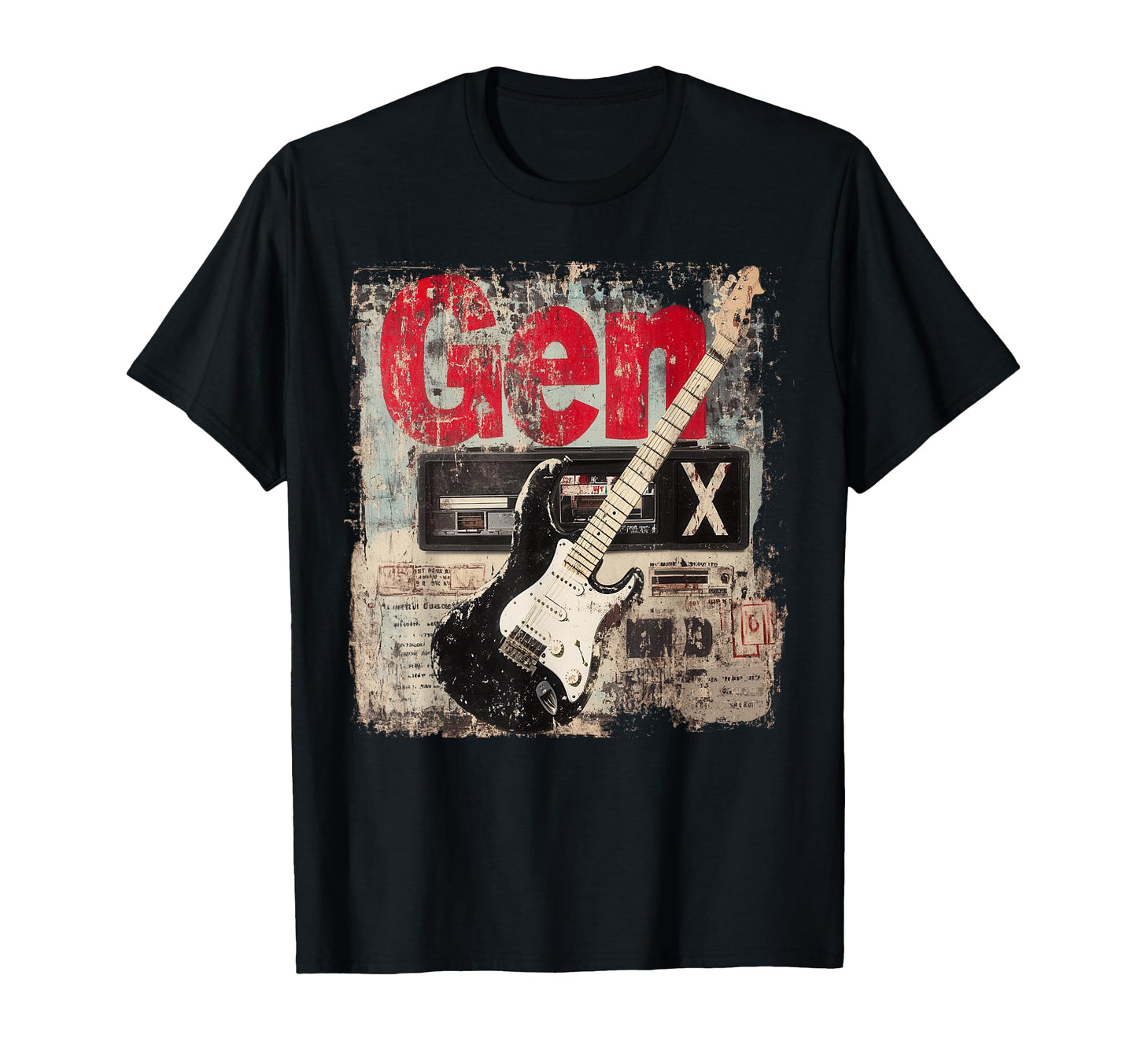 80S 90S Punk Grunge Music Gen X T-Shirt - Custom Art Print for Adults - T-Shirt, Sweatshirt, Hoodie