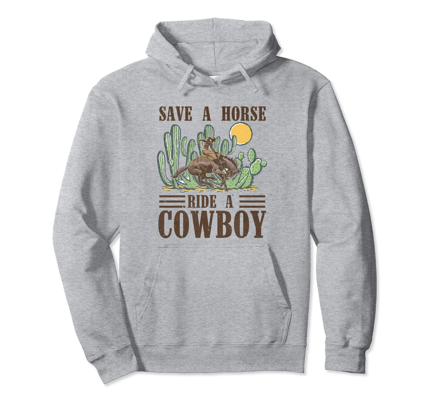 Save Horse Ride Cowboy Western Hoodie - Streetwear Style for Adults - T-Shirt, Sweatshirt, Hoodie