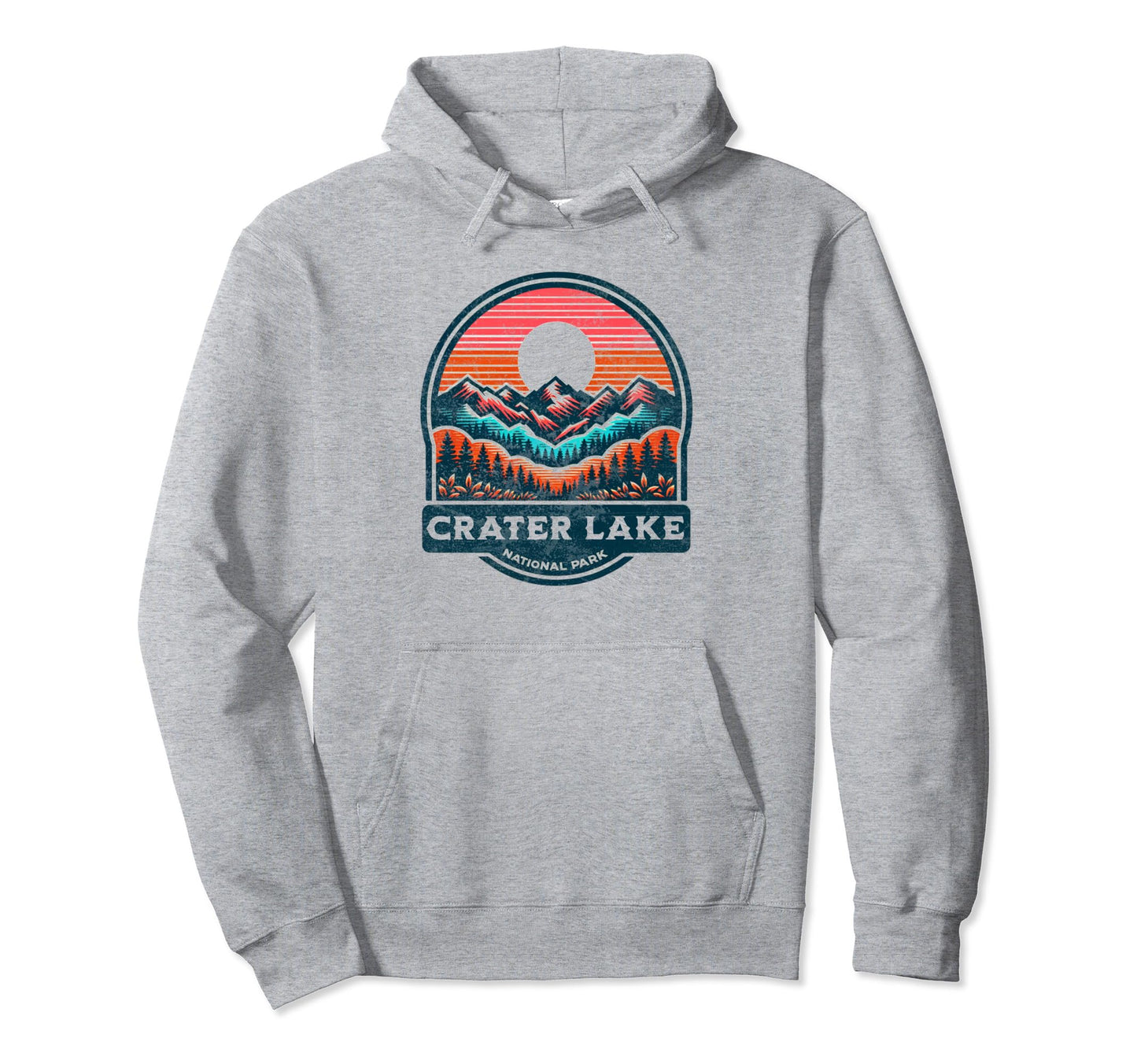 Crater Lake National Park Oregon Usa Hoodie - Casual Everyday Wear Unisex - T-Shirt, Sweatshirt, Hoodie
