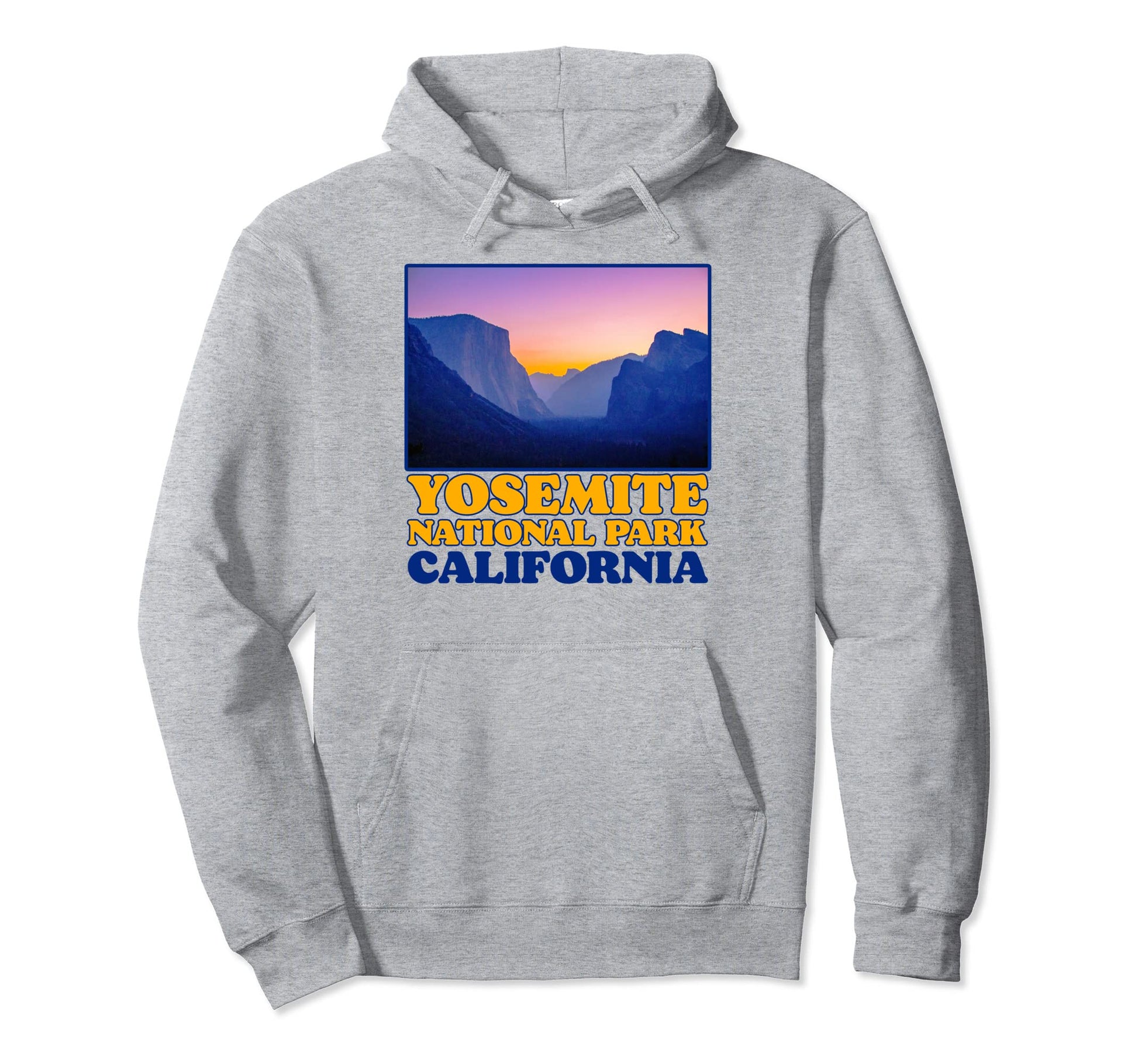 Yosemite Valley National Park Photo Hoodie - Custom Art Print for Adults - T-Shirt, Sweatshirt, Hoodie