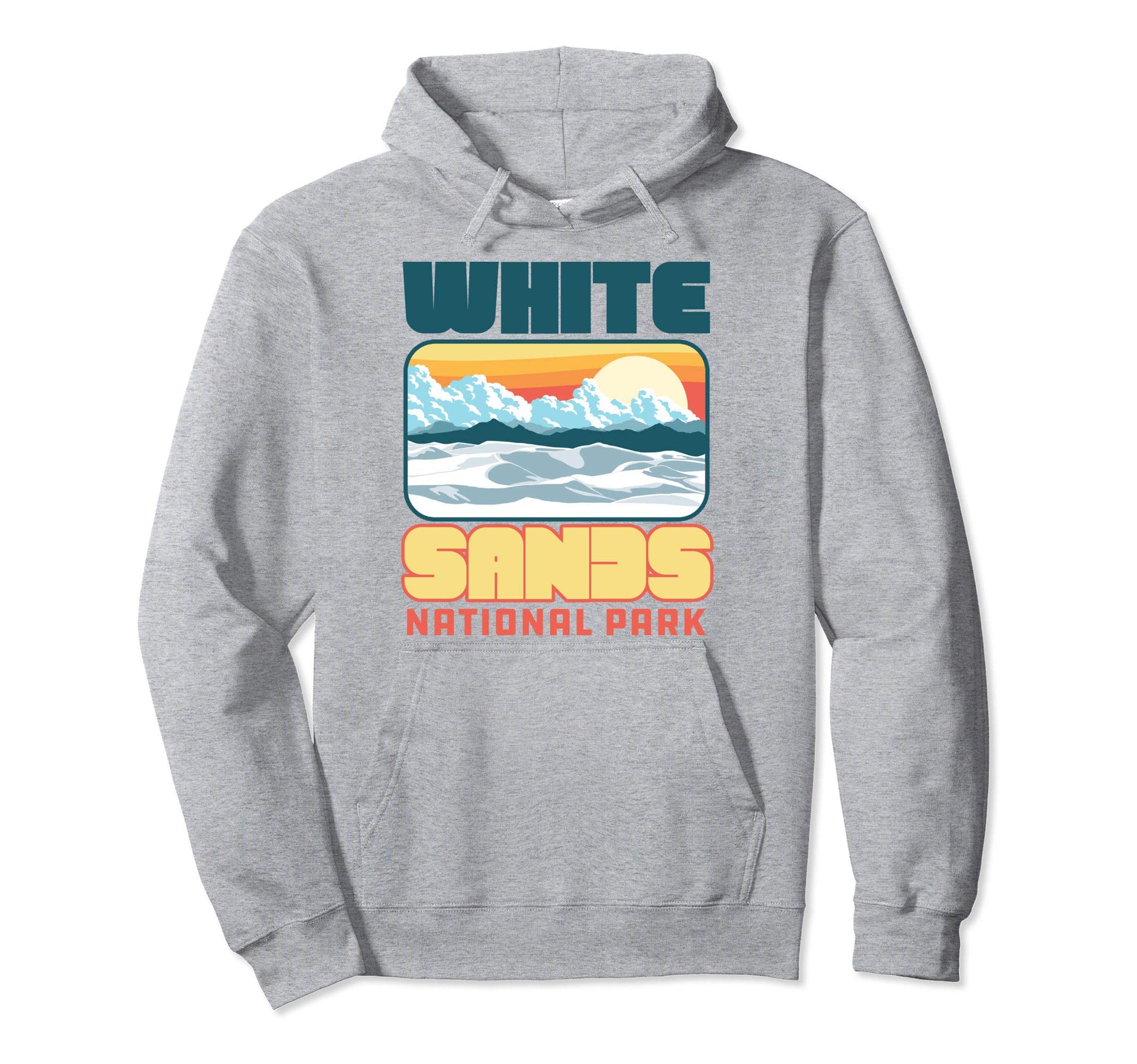 White Sand National Park 80S Hoodie - Aesthetic Graphic Unisex - T-Shirt, Sweatshirt, Hoodie