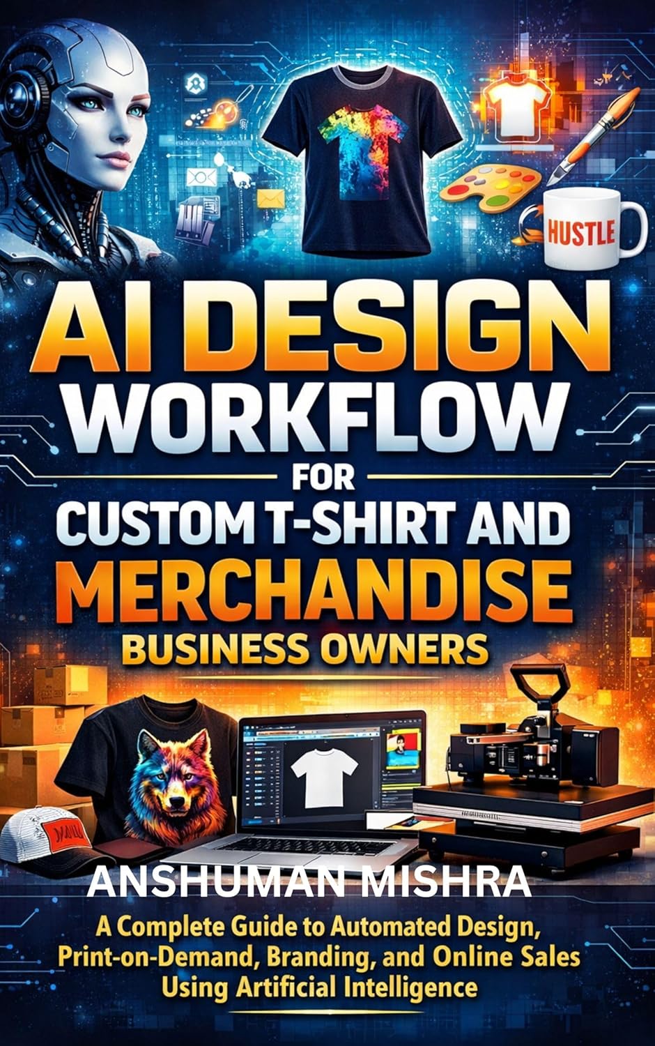 AI Design Workflow for Custom and Merchandise - Adult & Kids T-Shirts, Sweatshirts & Hoodies apparel design preview 1