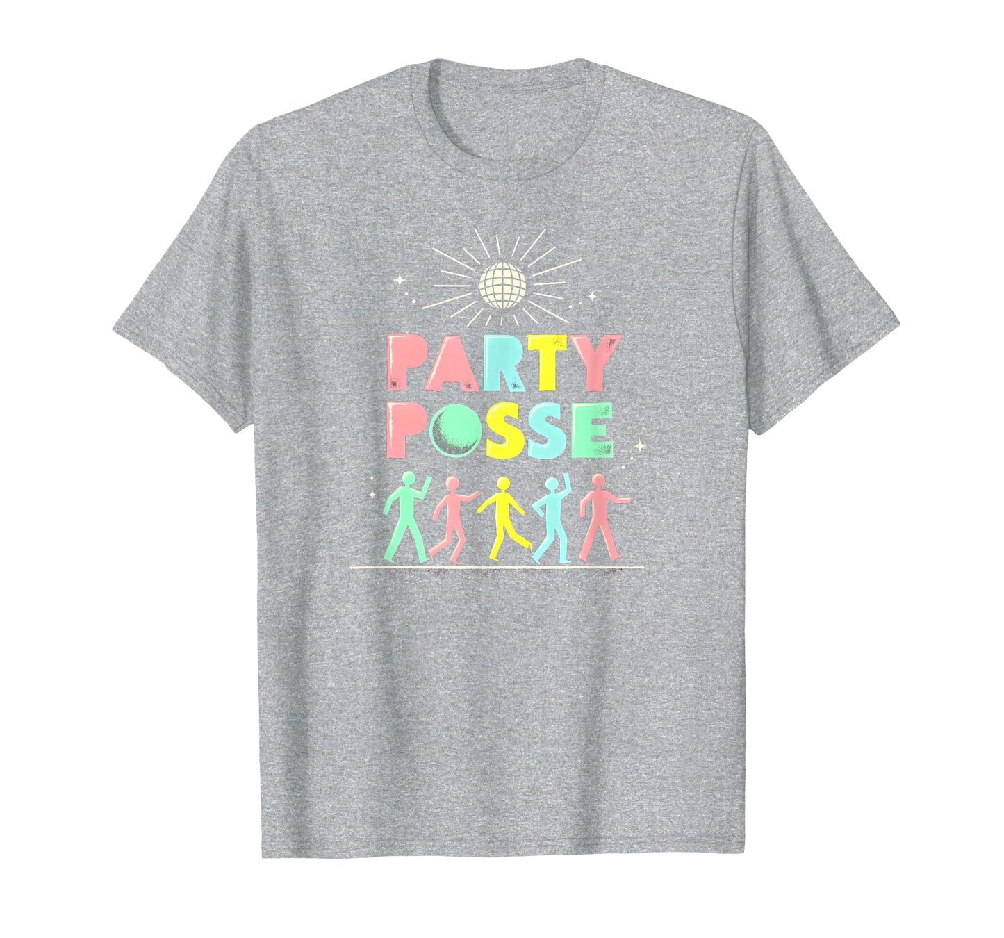 Party Posse Disco Fever Squad Night T-Shirt - Aesthetic Graphic Men Women - T-Shirt, Sweatshirt, Hoodie