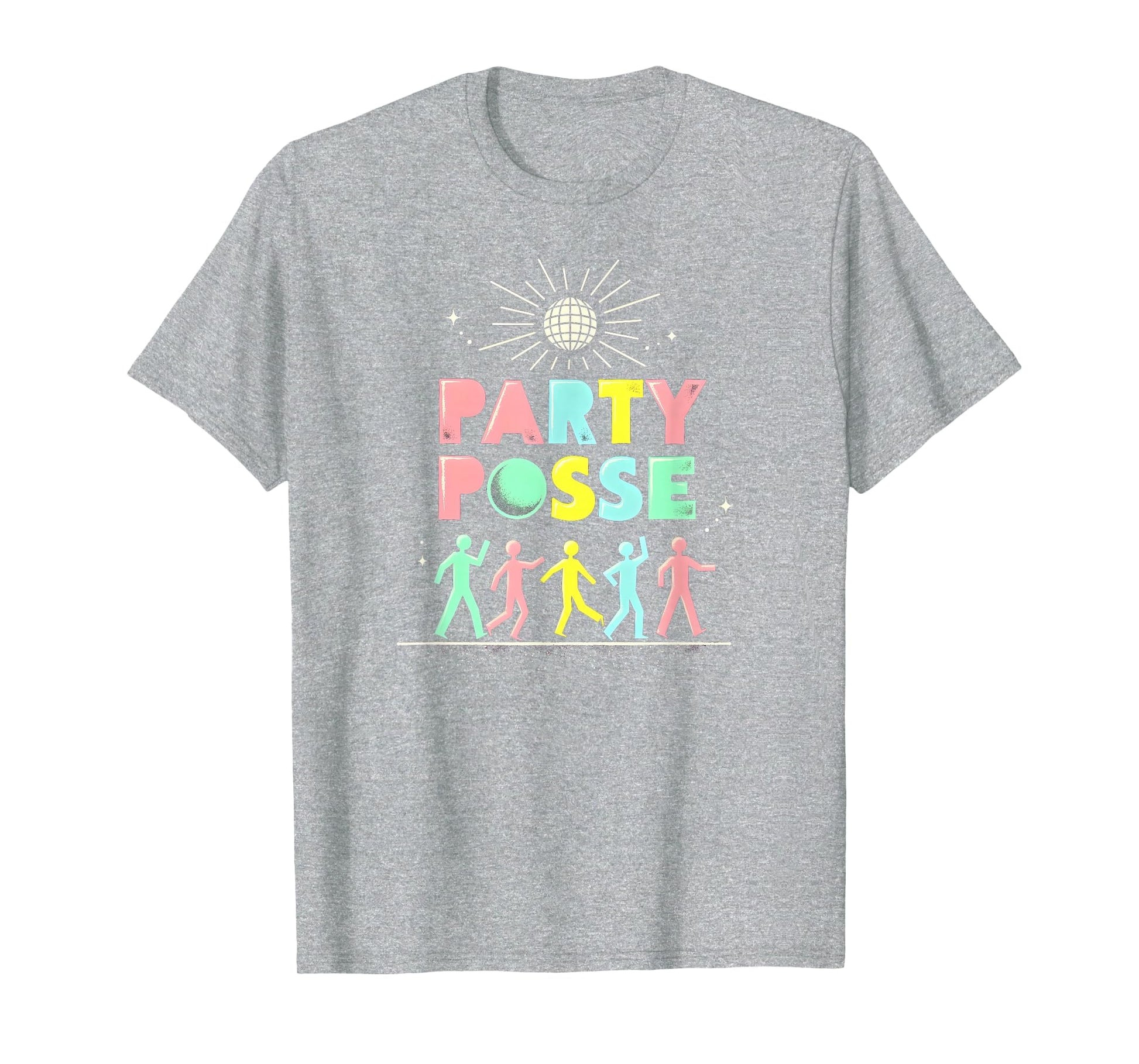 Party Posse Disco Fever Squad Night T-Shirt - Aesthetic Graphic Men Women - T-Shirt, Sweatshirt, Hoodie