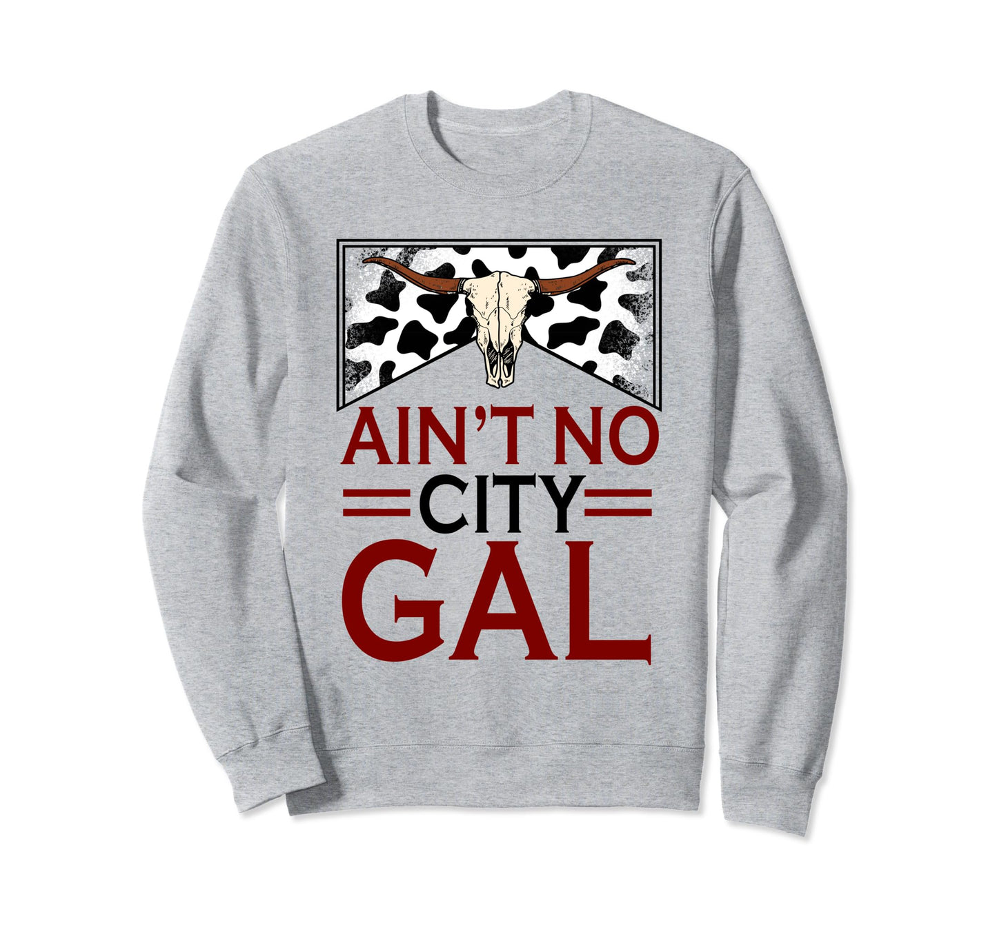 Western Country Cowgirl Sweatshirt - Minimalist Print Unisex - T-Shirt, Sweatshirt, Hoodie