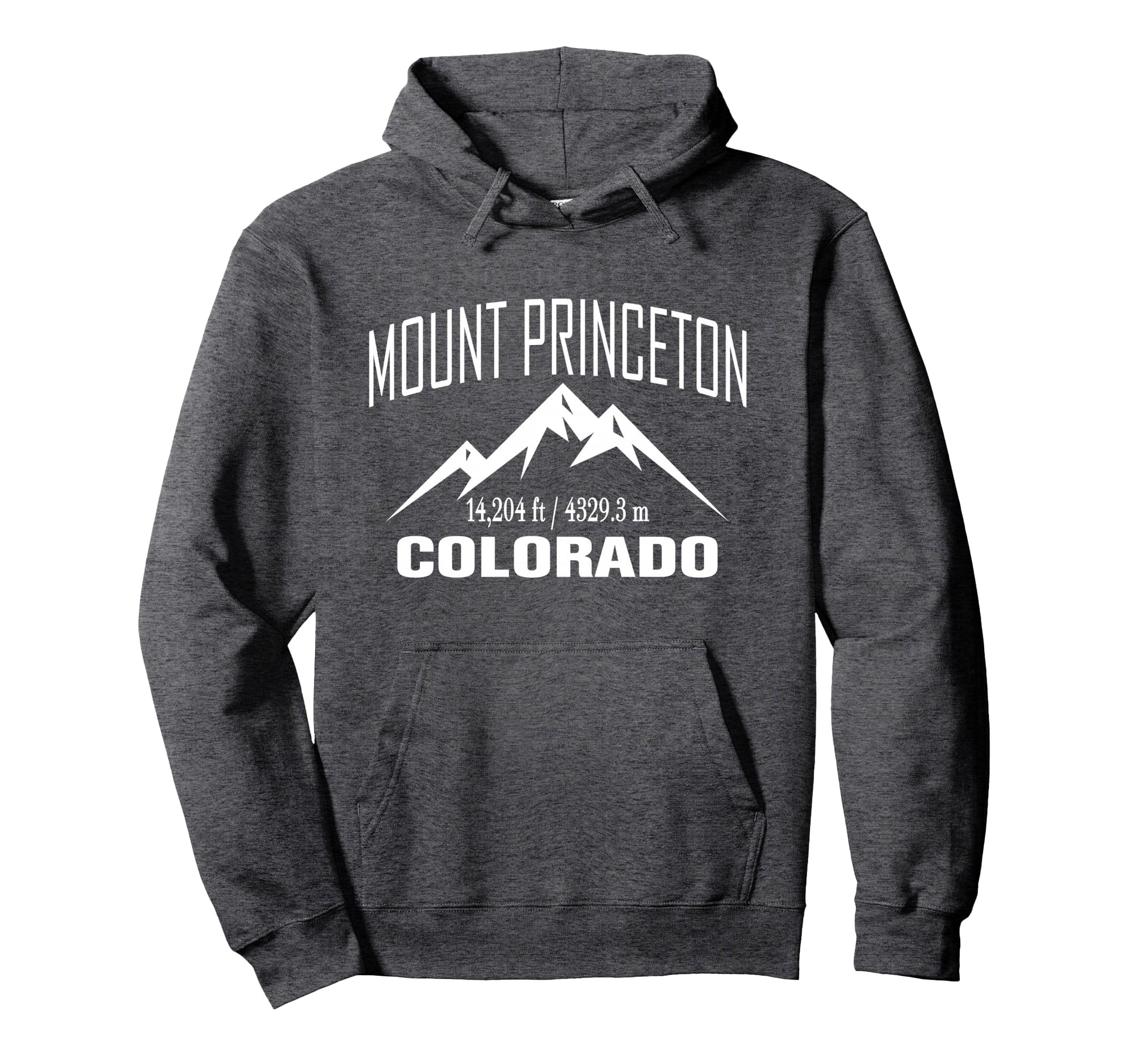 Mount Princeton Colorado Climbing Summit Hoodie - Graphic Print for Adults - T-Shirt, Sweatshirt, Hoodie