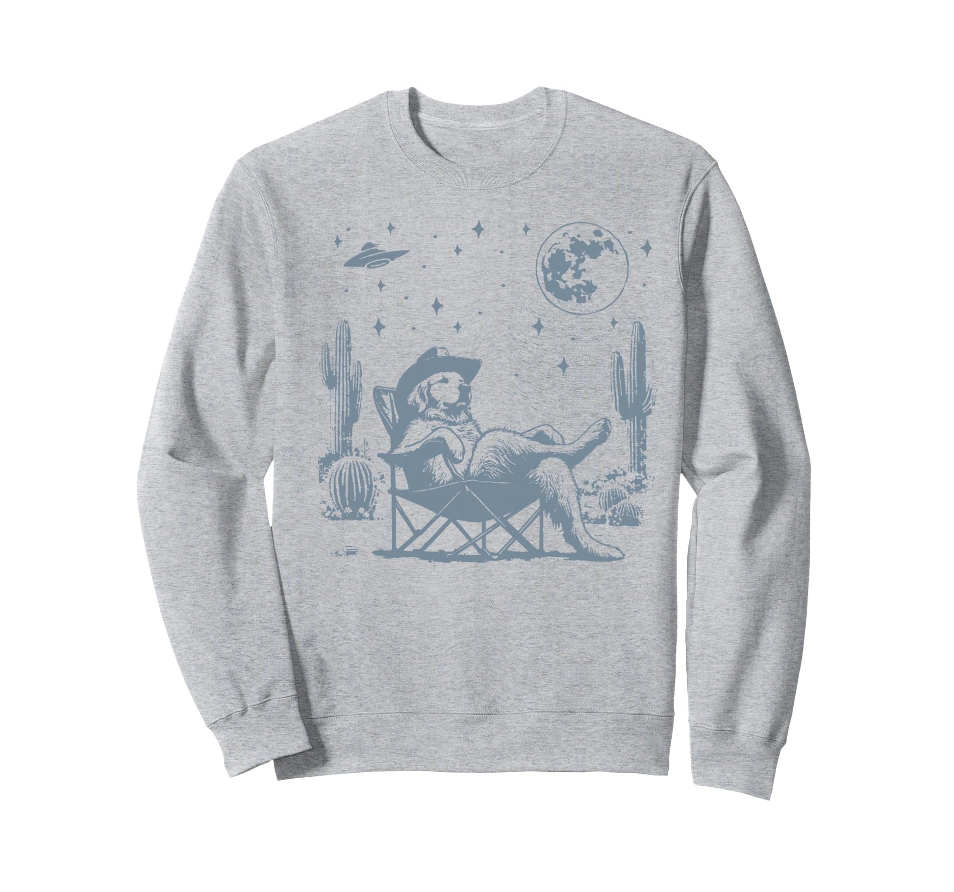 Howdy Golden Retriever Western Sweatshirt - Novelty Apparel Men Women - T-Shirt, Sweatshirt, Hoodie