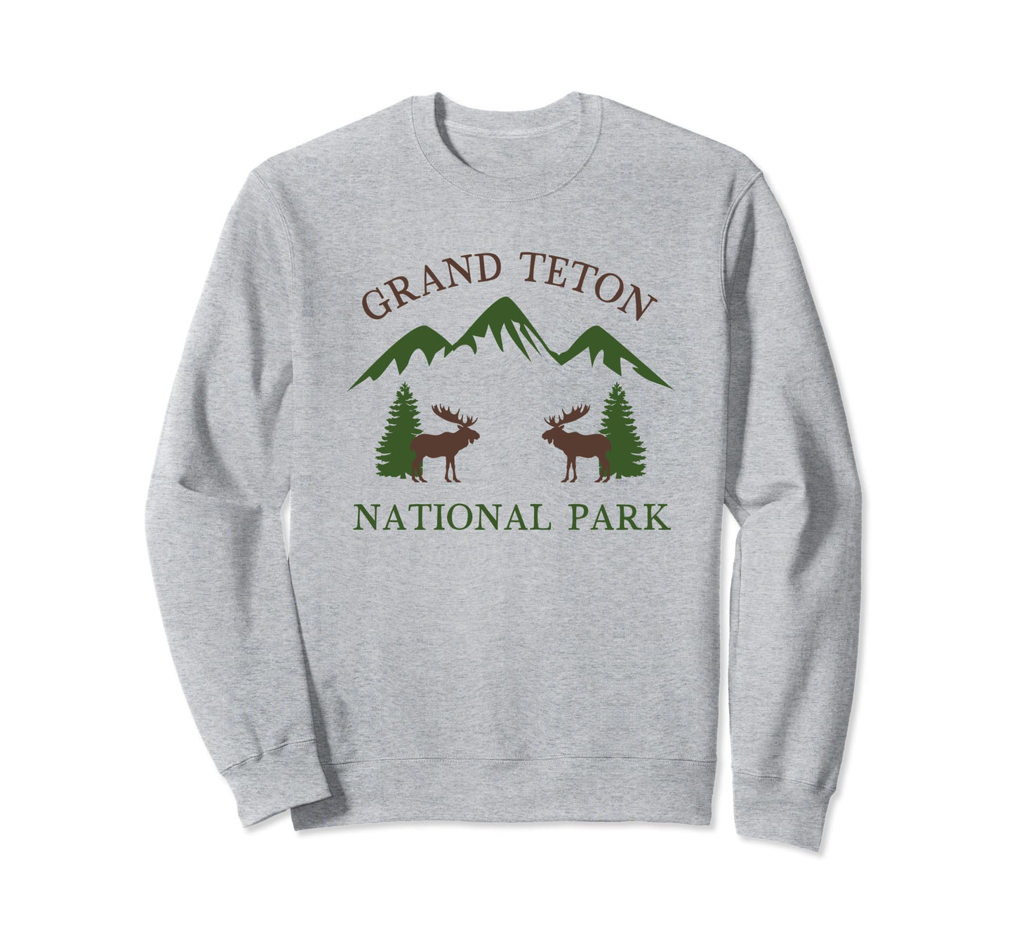 Grand Teton National Park Sweatshirt - Casual Everyday Wear for Adults - T-Shirt, Sweatshirt, Hoodie