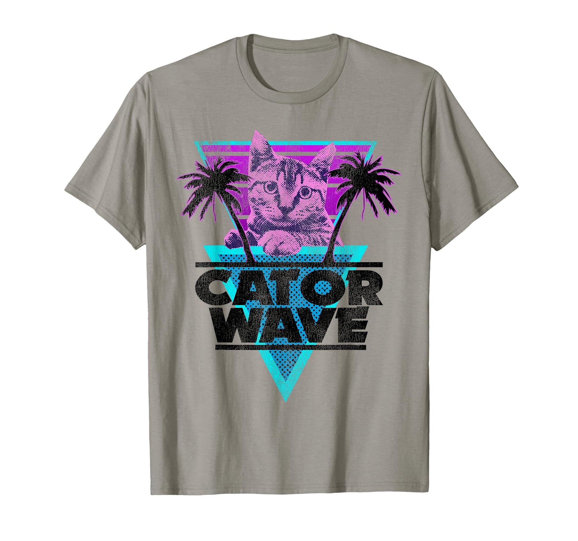 Vaporwave Aesthetic 80S Catorwave 90S T-Shirt - Minimalist Print Unisex - T-Shirt, Sweatshirt, Hoodie