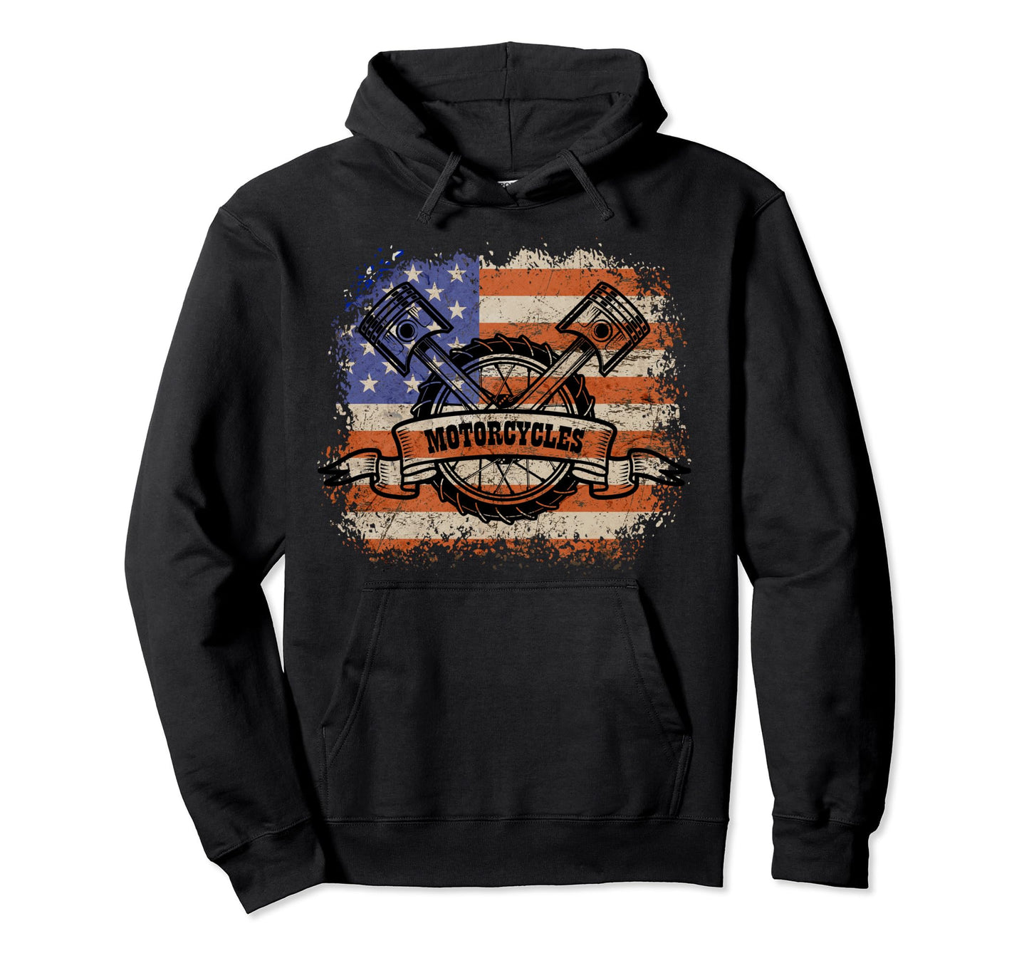 Motorcycle Biker Hoodie - Unique Graphic Men Women - T-Shirt, Sweatshirt, Hoodie