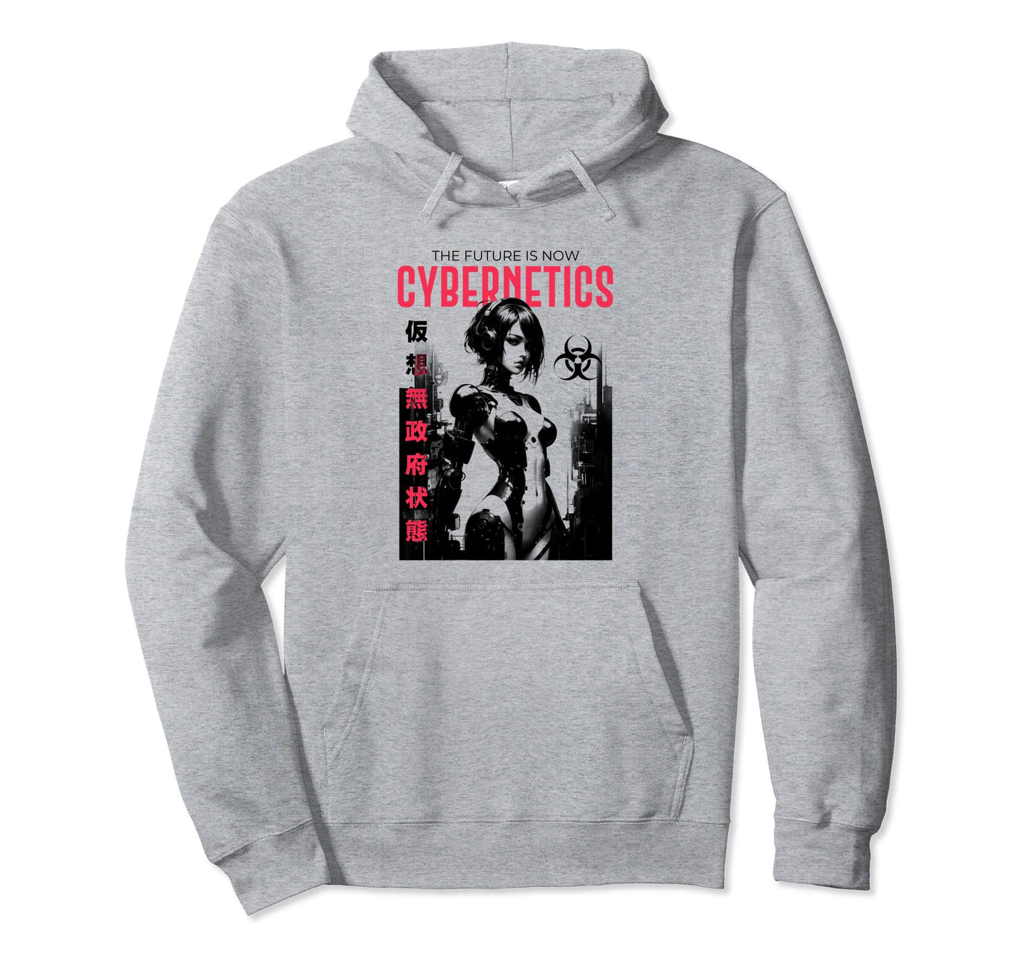 Japanese Anime Urban Cyber Vaporwave Hoodie - Novelty Apparel for Adults - T-Shirt, Sweatshirt, Hoodie