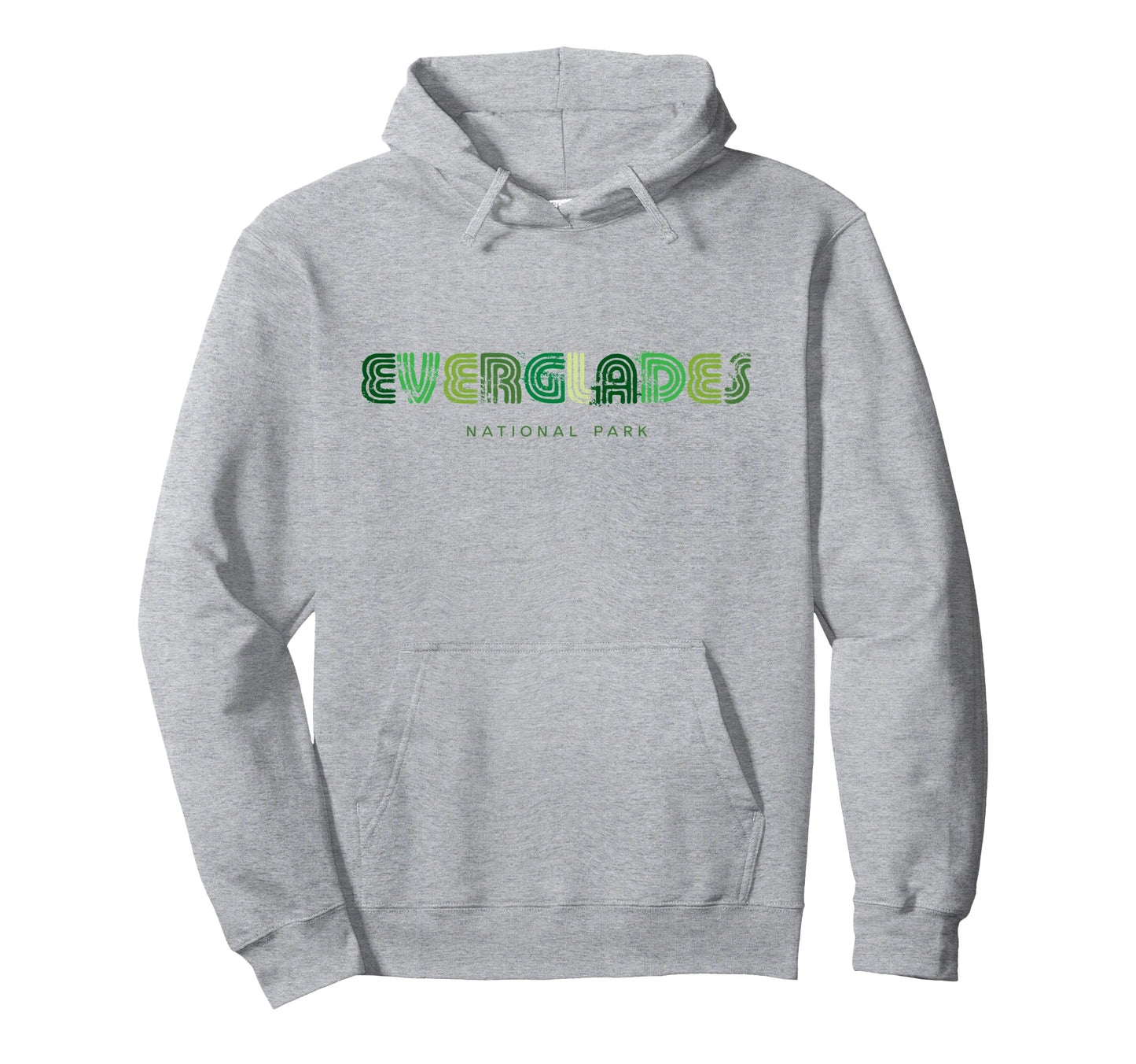Everglades National Park 70S 80S Hoodie - Fun Novelty Design for Adults - T-Shirt, Sweatshirt, Hoodie
