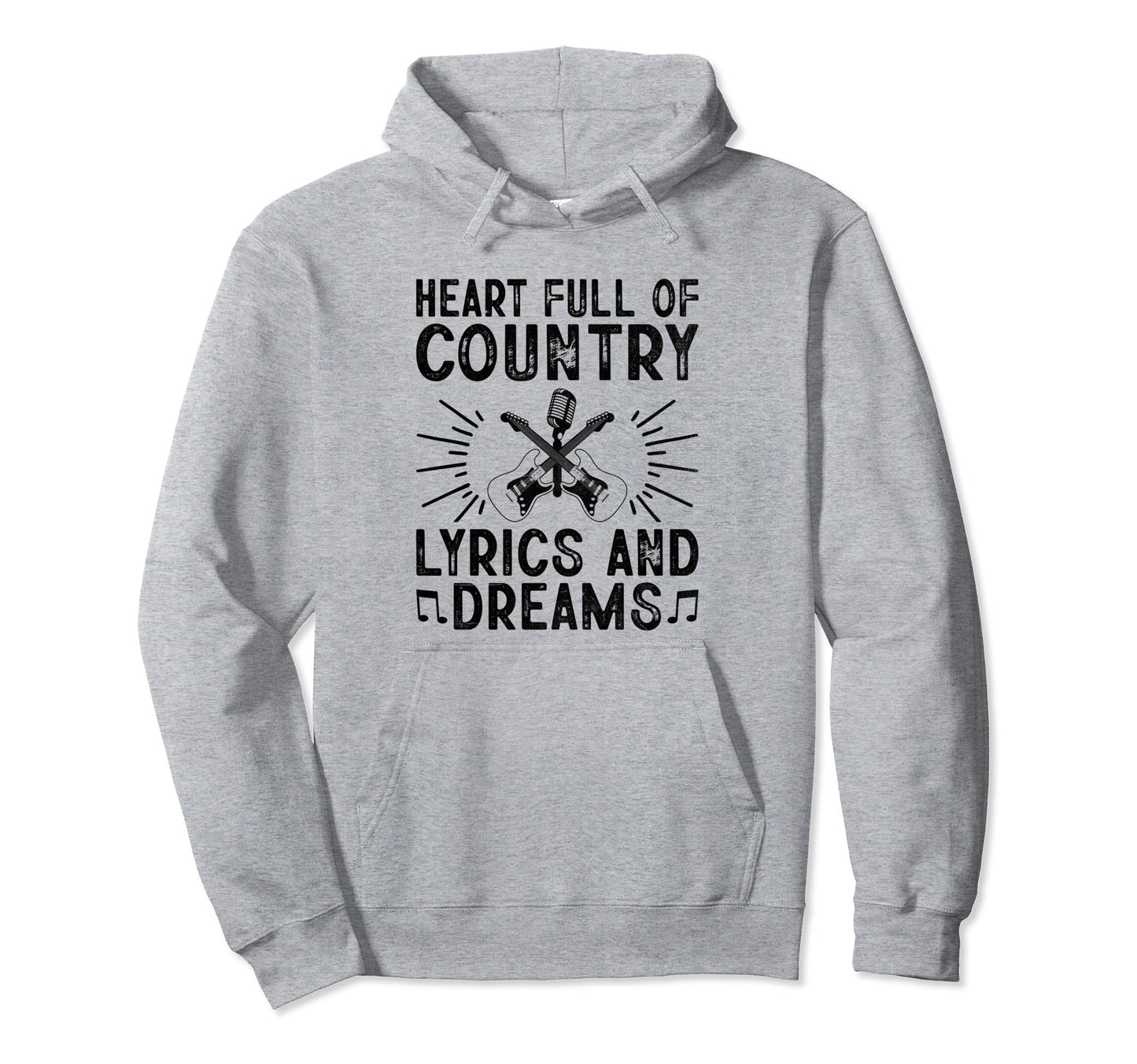 County Music Music Lover Western Hoodie - Fun Novelty Design for Adults - T-Shirt, Sweatshirt, Hoodie