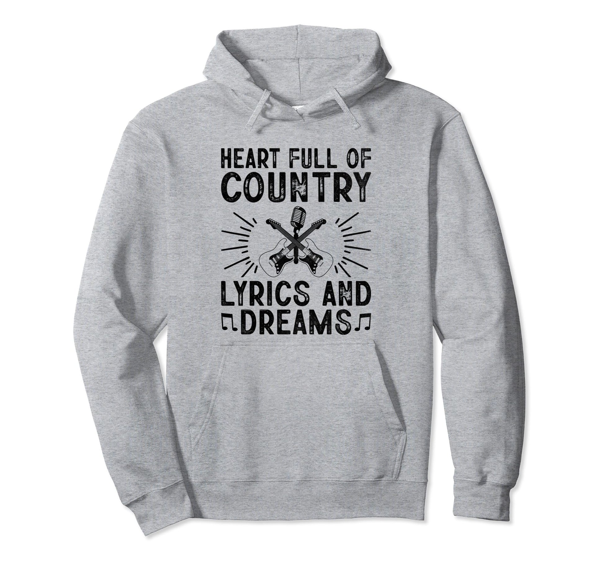 County Music Music Lover Western Hoodie - Fun Novelty Design for Adults - T-Shirt, Sweatshirt, Hoodie