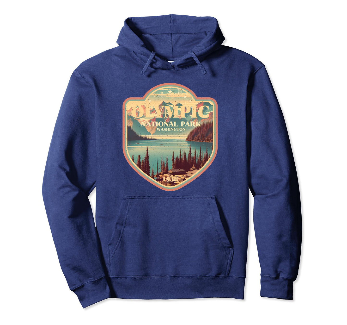 Olympic National Park Washington Hoodie - Aesthetic Graphic Unisex - T-Shirt, Sweatshirt, Hoodie