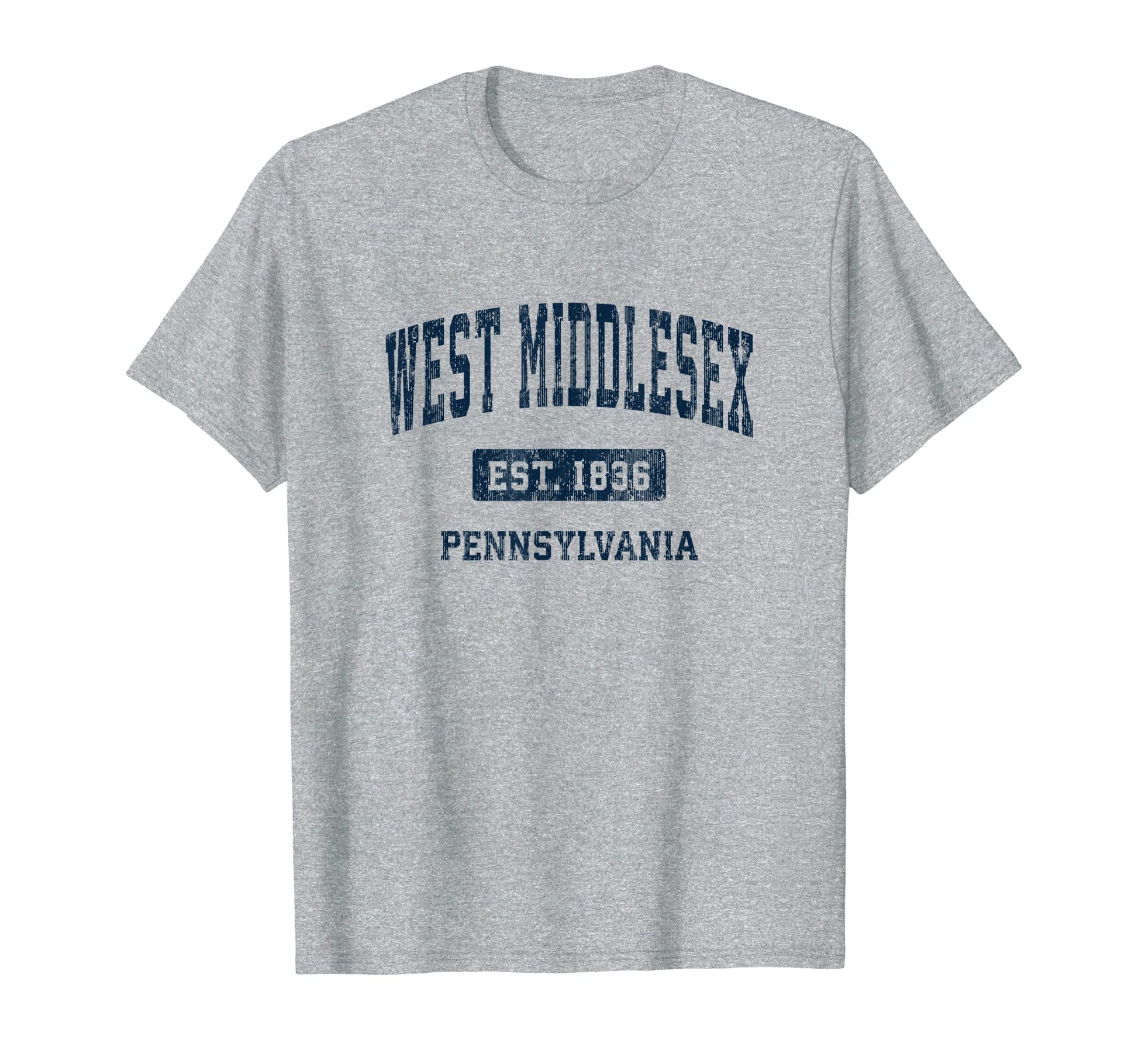 West Middlesex Pennsylvania Pa T-Shirt - Minimalist Print Men Women - T-Shirt, Sweatshirt, Hoodie
