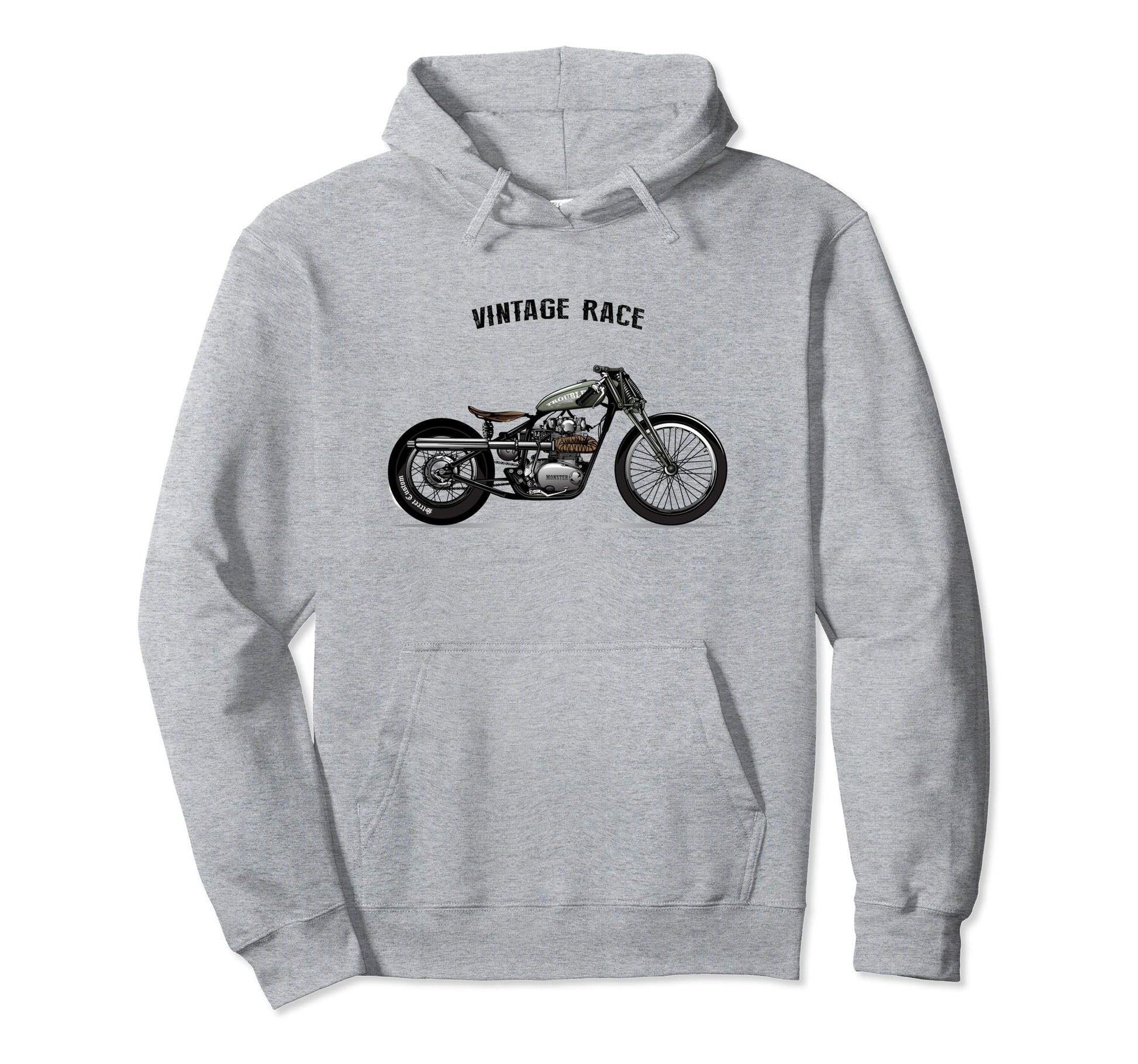 Bike Moto Motorcycle Hoody Biker Hoodie - Novelty Apparel for Adults - T-Shirt, Sweatshirt, Hoodie