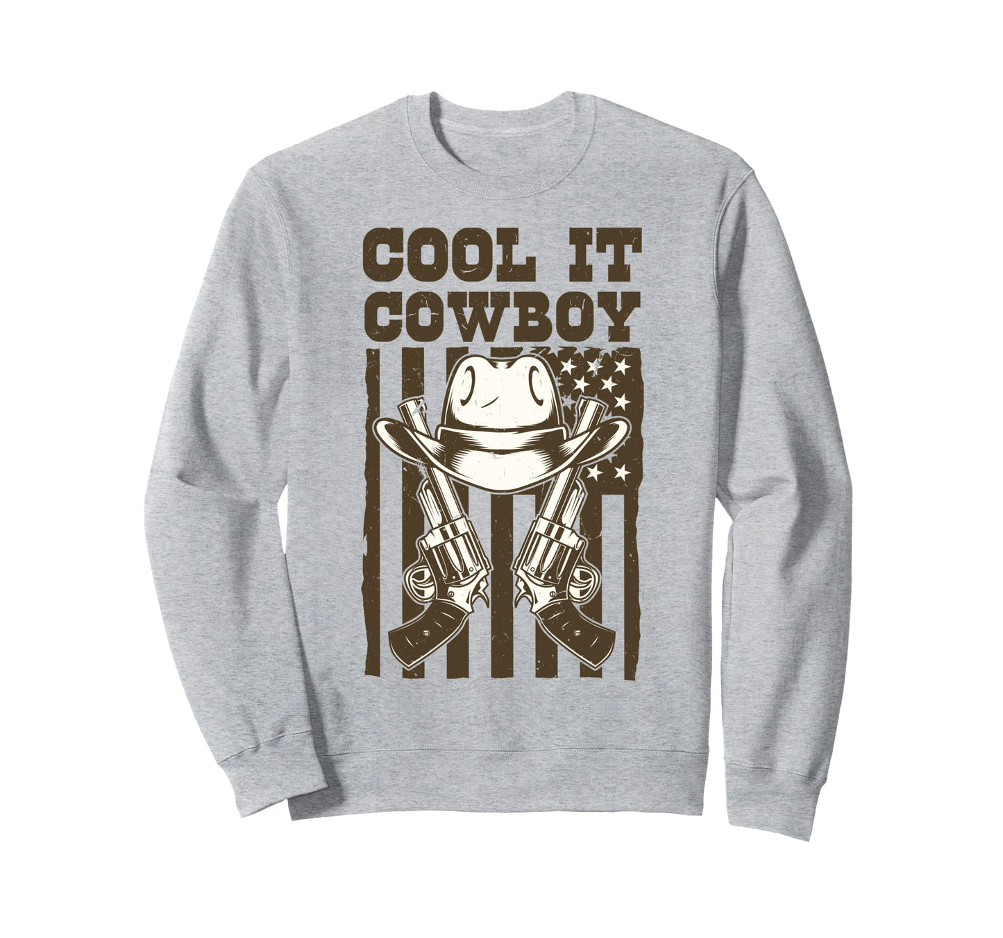 It Cowboy Patriotic Usa Flag Sweatshirt - Minimalist Print for Adults - T-Shirt, Sweatshirt, Hoodie