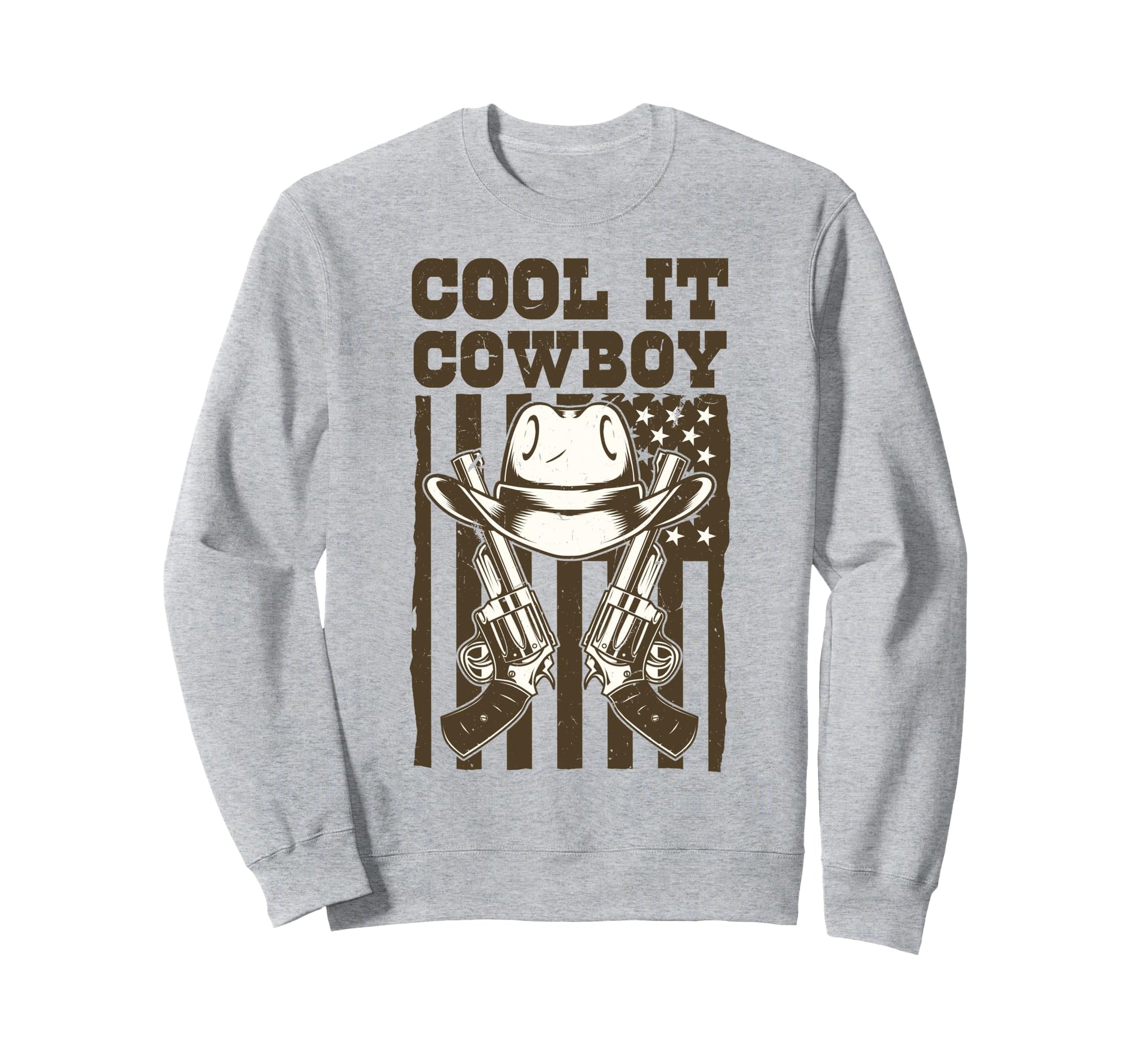 It Cowboy Patriotic Usa Flag Sweatshirt - Minimalist Print for Adults - T-Shirt, Sweatshirt, Hoodie