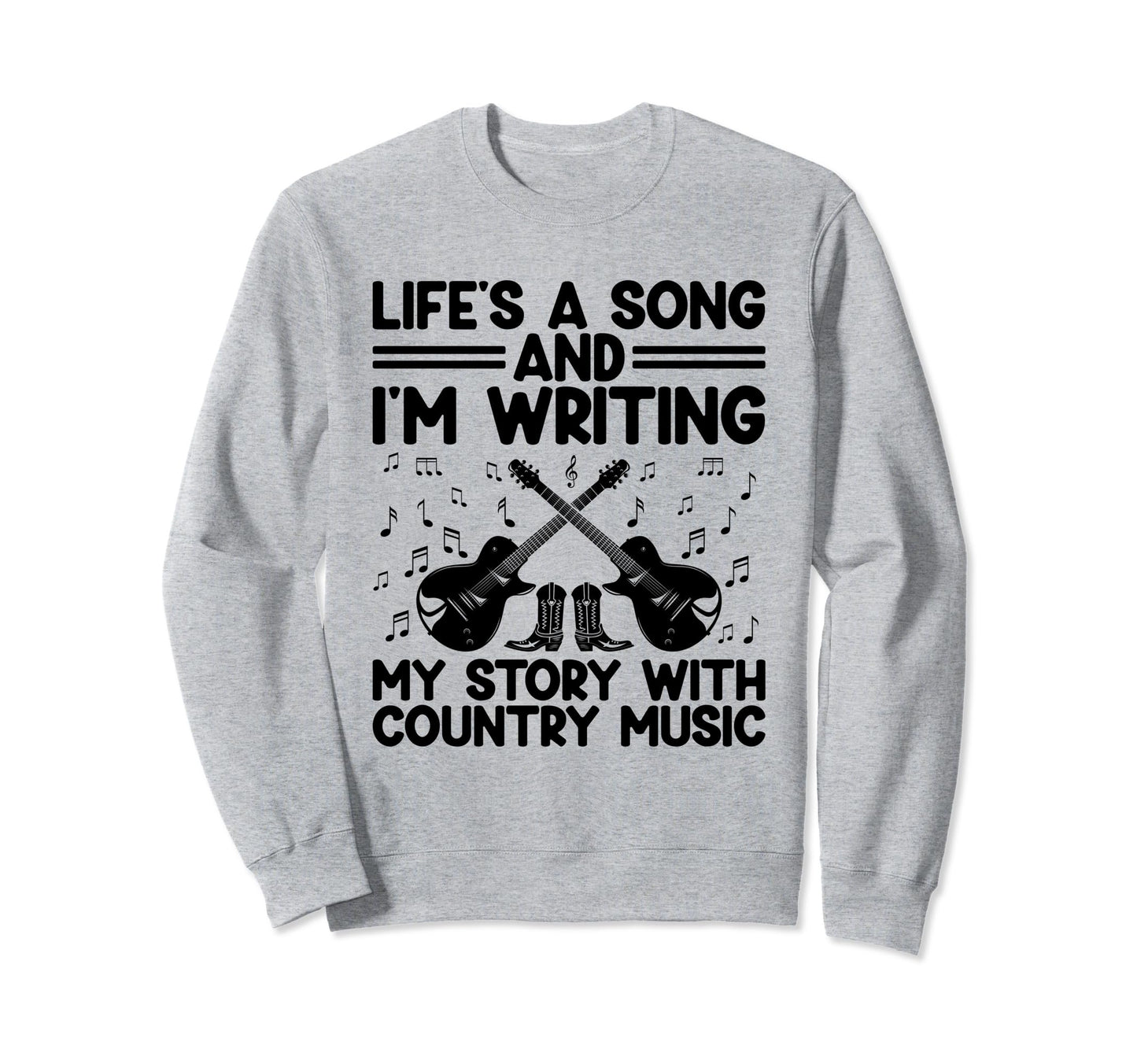 County Music Music Lover Western Sweatshirt - Custom Art Print Unisex - T-Shirt, Sweatshirt, Hoodie