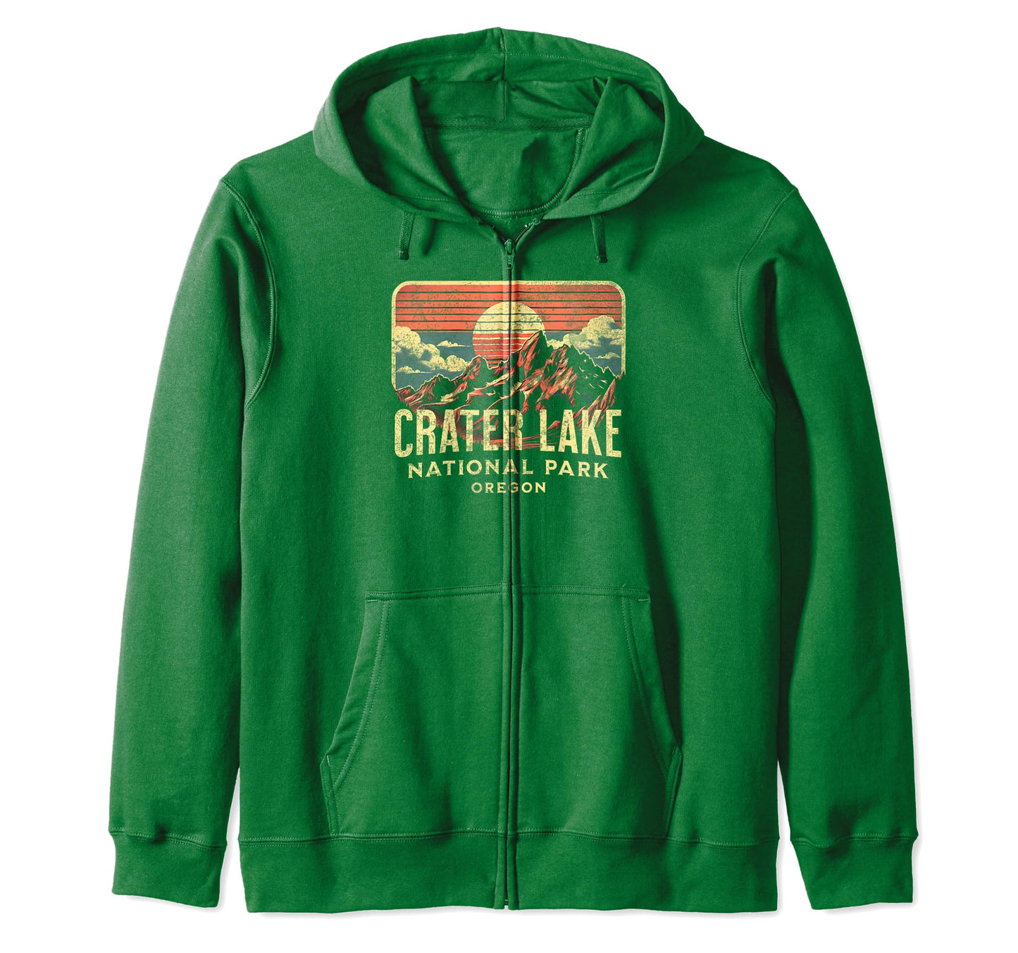 Crater Lake National Park Oregon Usa Hoodie - Custom Art Print Unisex - T-Shirt, Sweatshirt, Hoodie