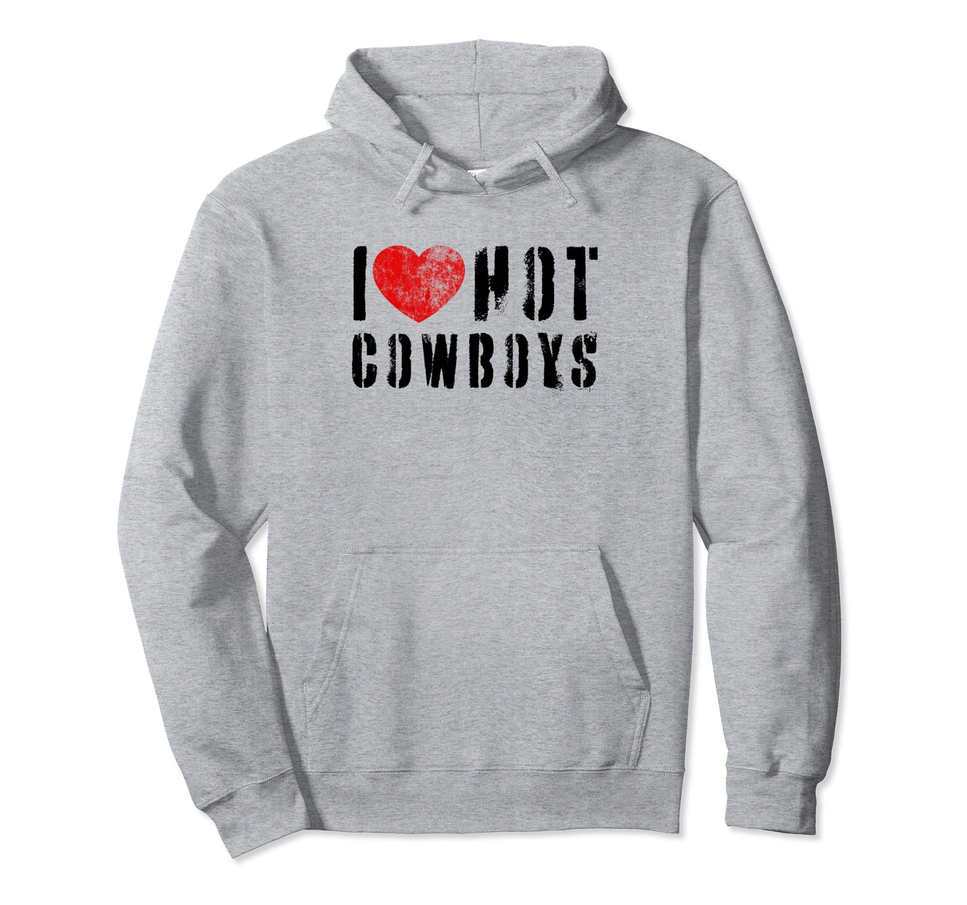 I Love Hot Cowboys I Heart Cowboys Hoodie - Unique Graphic Men Women - T-Shirt, Sweatshirt, Hoodie