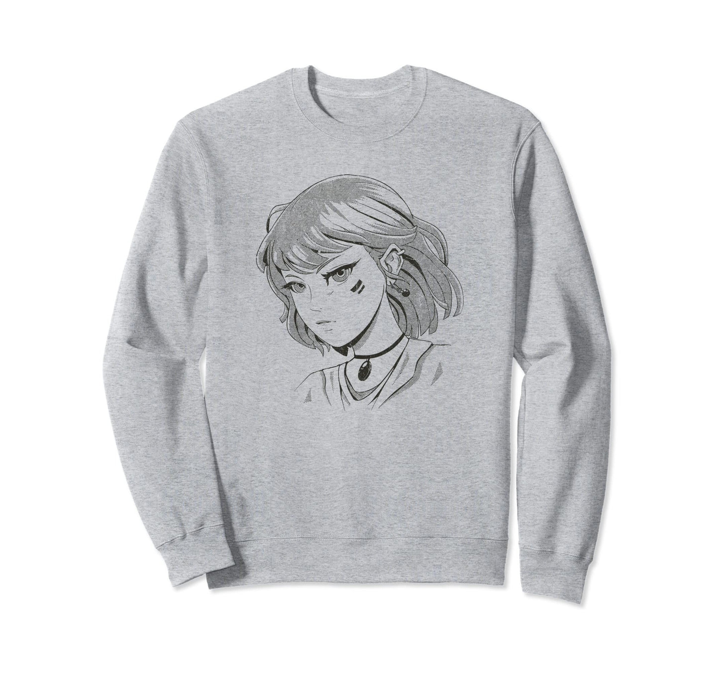 Anime Eyes Japan Culture Art Sweatshirt - Aesthetic Graphic Unisex - T-Shirt, Sweatshirt, Hoodie