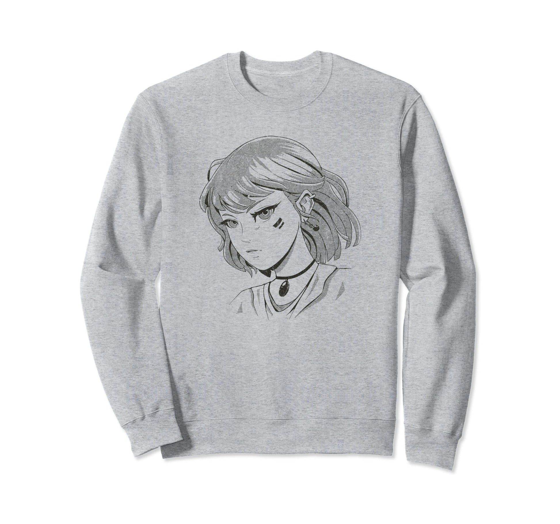 Anime Eyes Japan Culture Art Sweatshirt - Aesthetic Graphic Unisex - T-Shirt, Sweatshirt, Hoodie