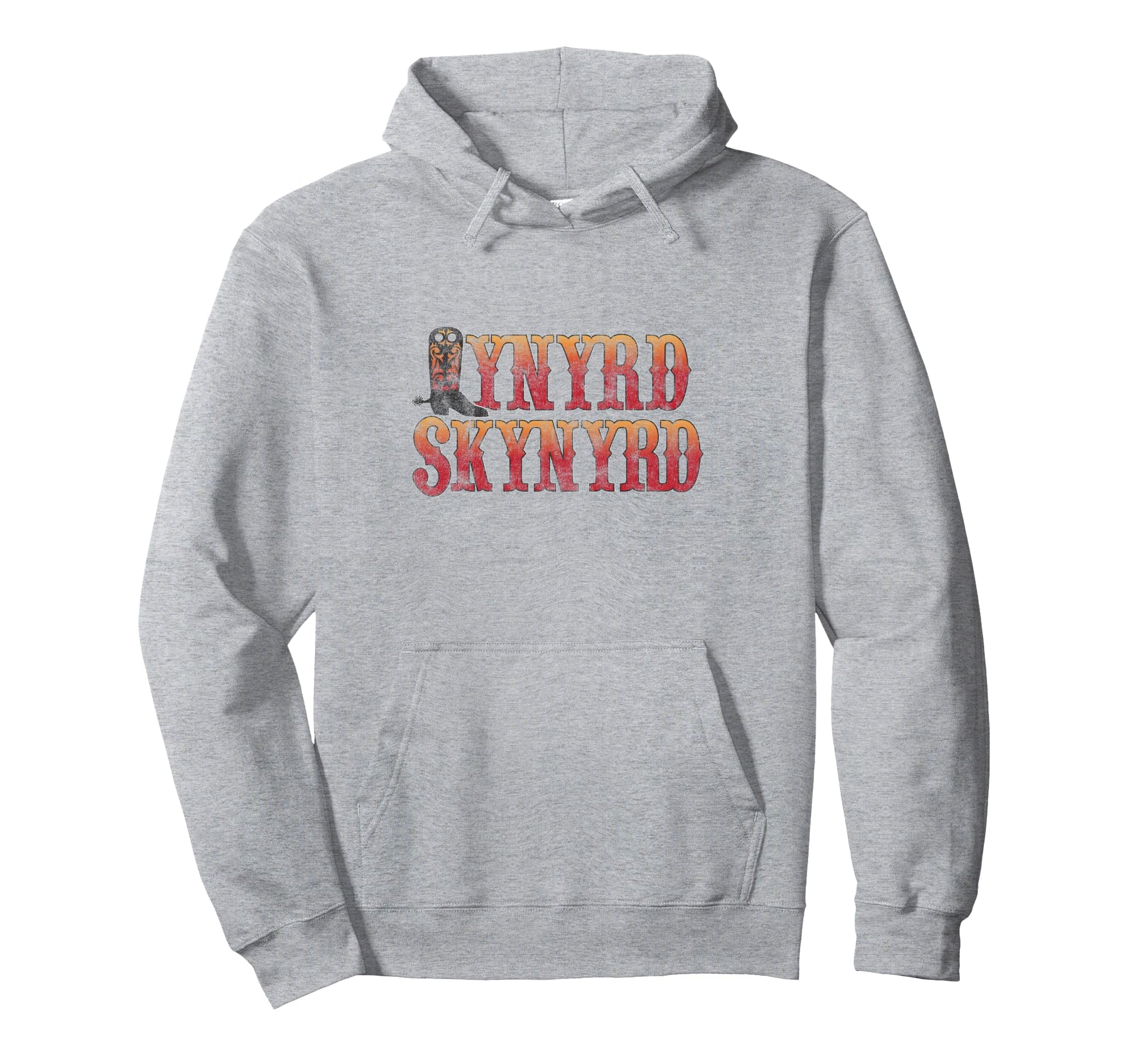 Lynyrd Skynyrd Boot Logo 1970S Cowboy Rock Hoodie - Unique Graphic Unisex - T-Shirt, Sweatshirt, Hoodie