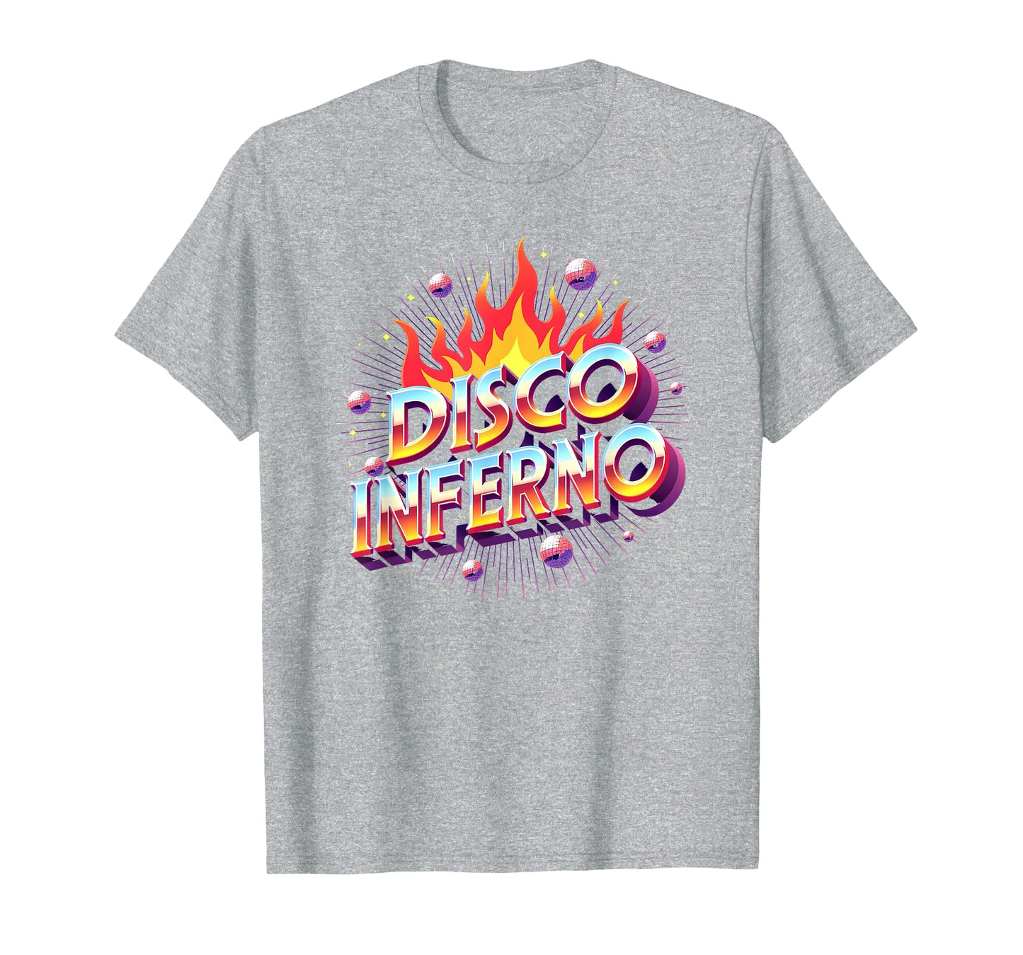 Disco Inferno Dance Party Fever Art T-Shirt - Trendy Graphic Men Women - T-Shirt, Sweatshirt, Hoodie