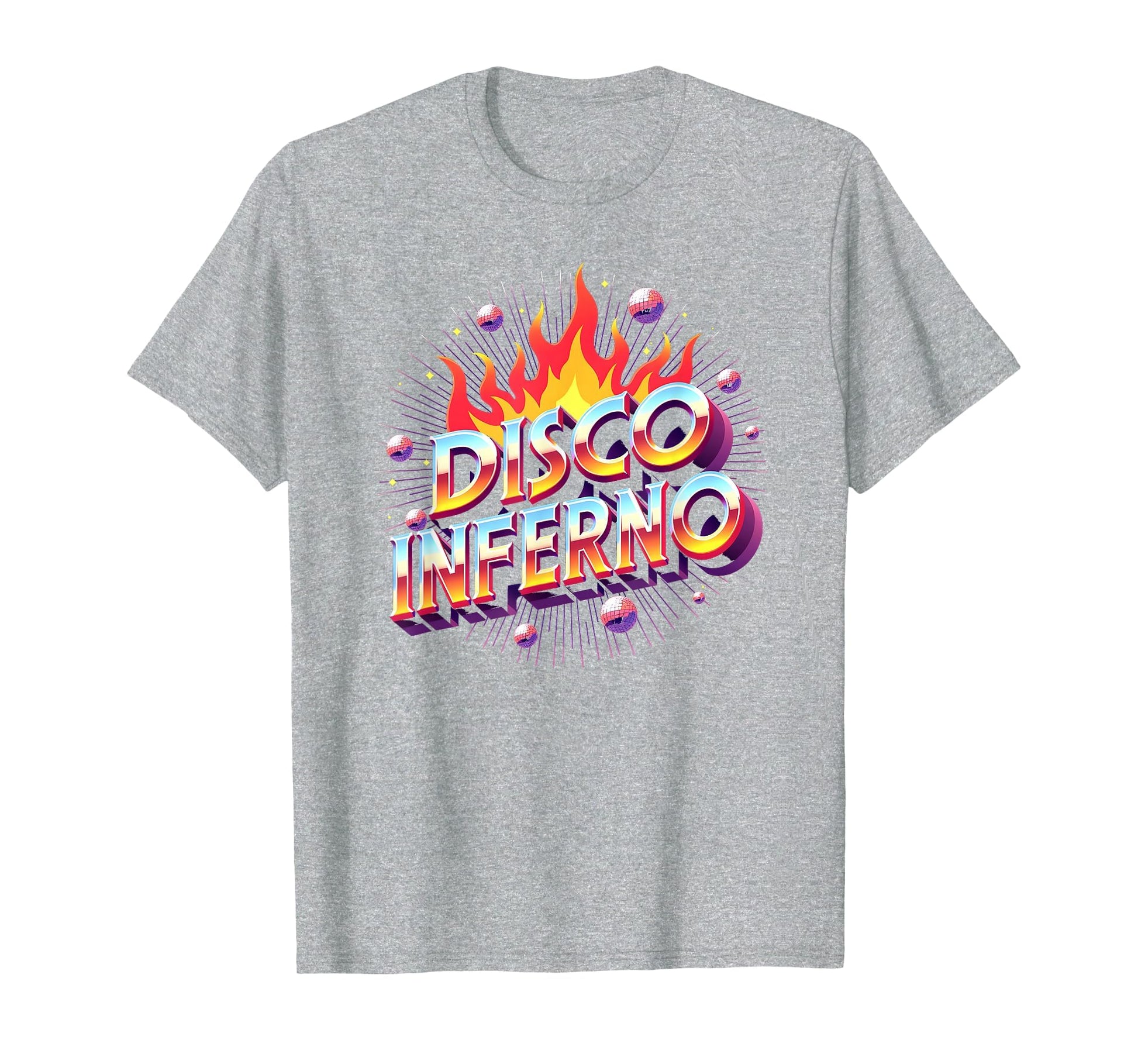 Disco Inferno Dance Party Fever Art T-Shirt - Trendy Graphic Men Women - T-Shirt, Sweatshirt, Hoodie