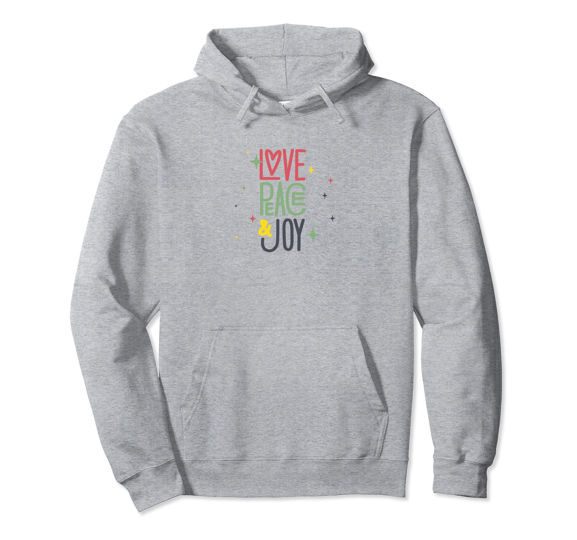 Season Love Peace And Joy Hoodie - Novelty Apparel Unisex - T-Shirt, Sweatshirt, Hoodie