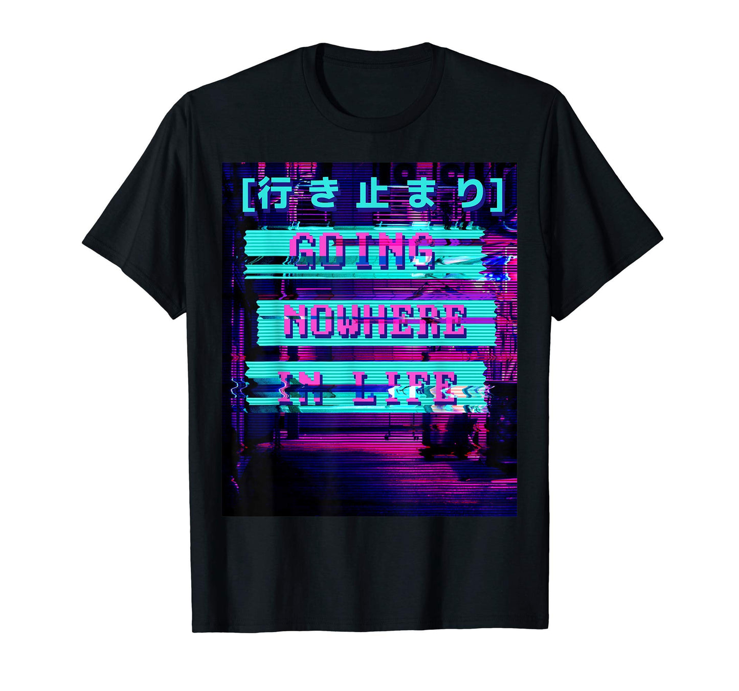 Going Nowhere Life Aesthetic Vaporwave T-Shirt - Aesthetic Graphic Unisex - T-Shirt, Sweatshirt, Hoodie