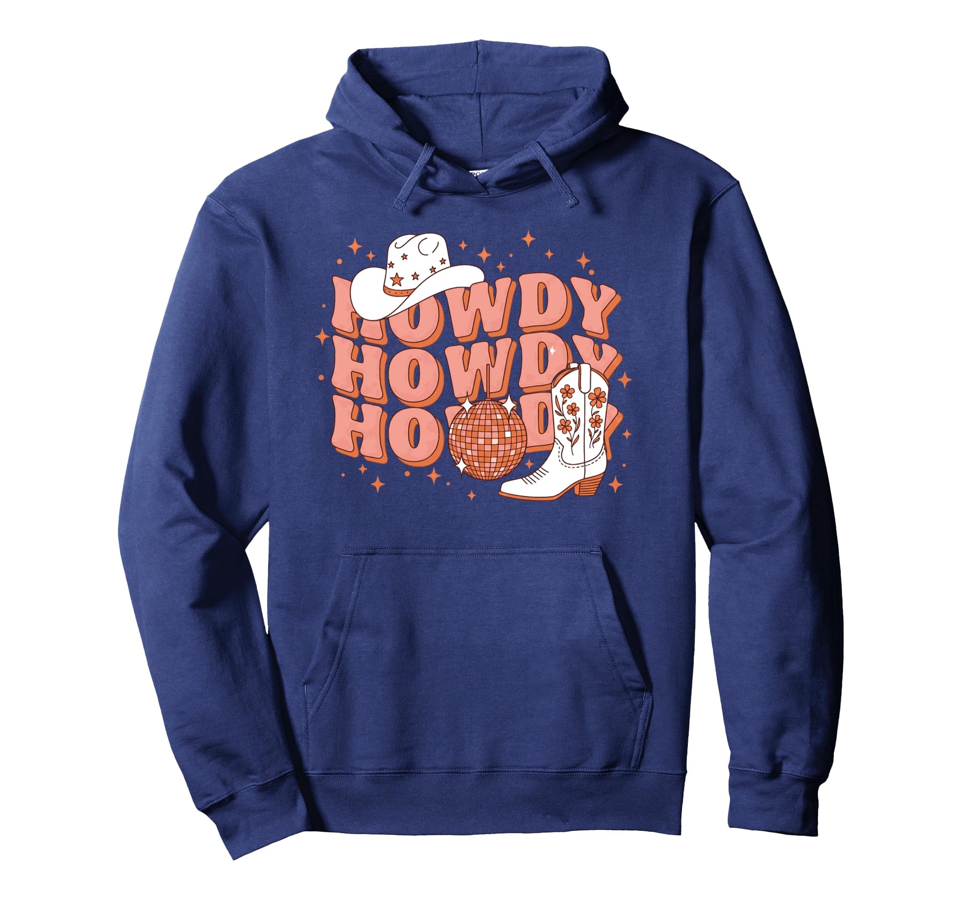 Howdy Country Rodeo Western Howdy Hoodie - Custom Art Print Men Women - T-Shirt, Sweatshirt, Hoodie