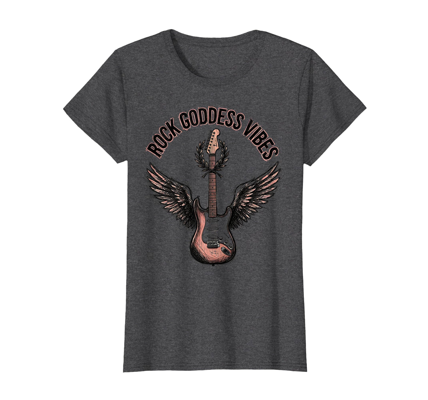 Rock Goddess Vibes Womens Band T-Shirt - Custom Art Print Unisex - T-Shirt, Sweatshirt, Hoodie