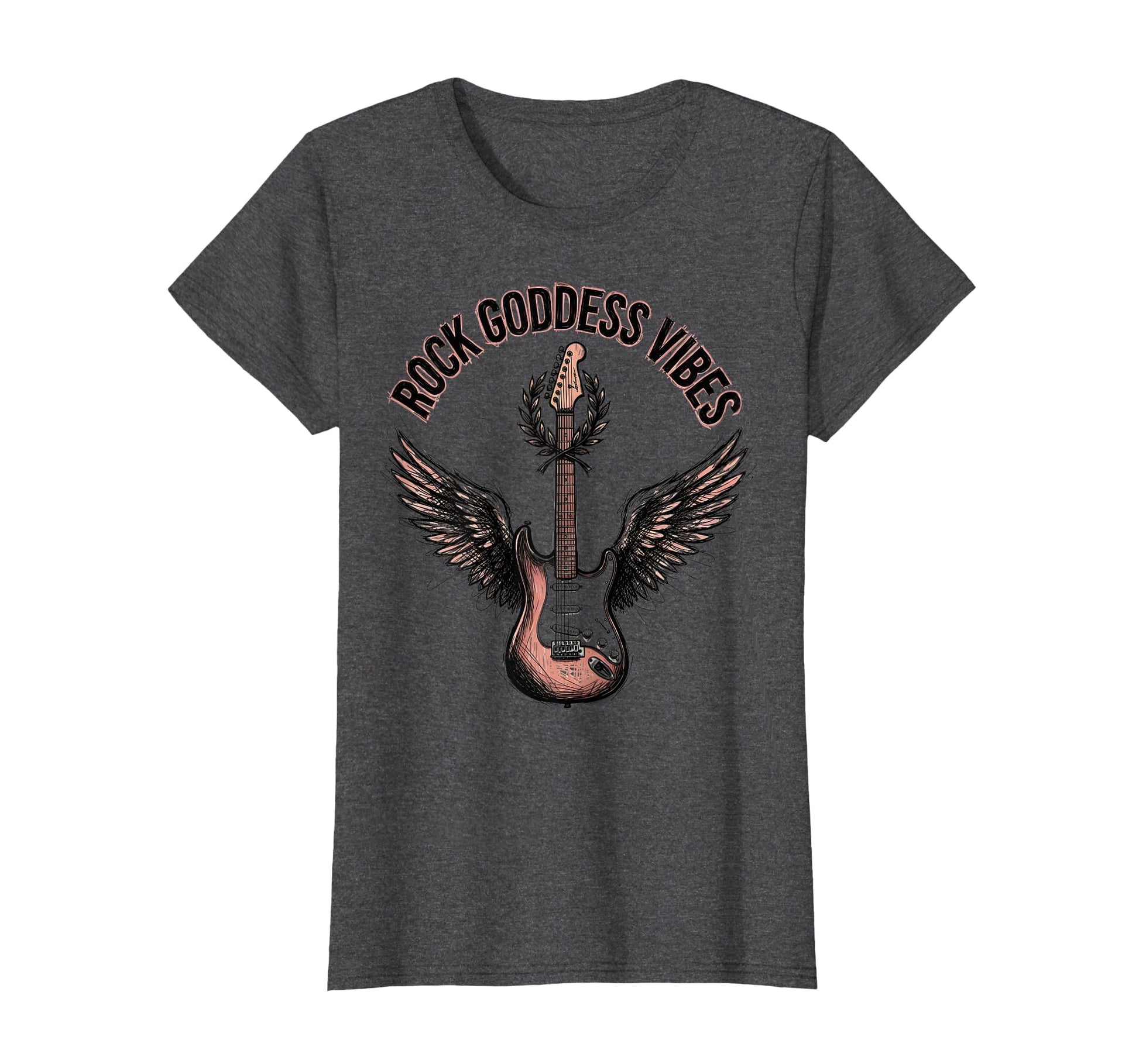 Rock Goddess Vibes Womens Band T-Shirt - Custom Art Print Unisex - T-Shirt, Sweatshirt, Hoodie