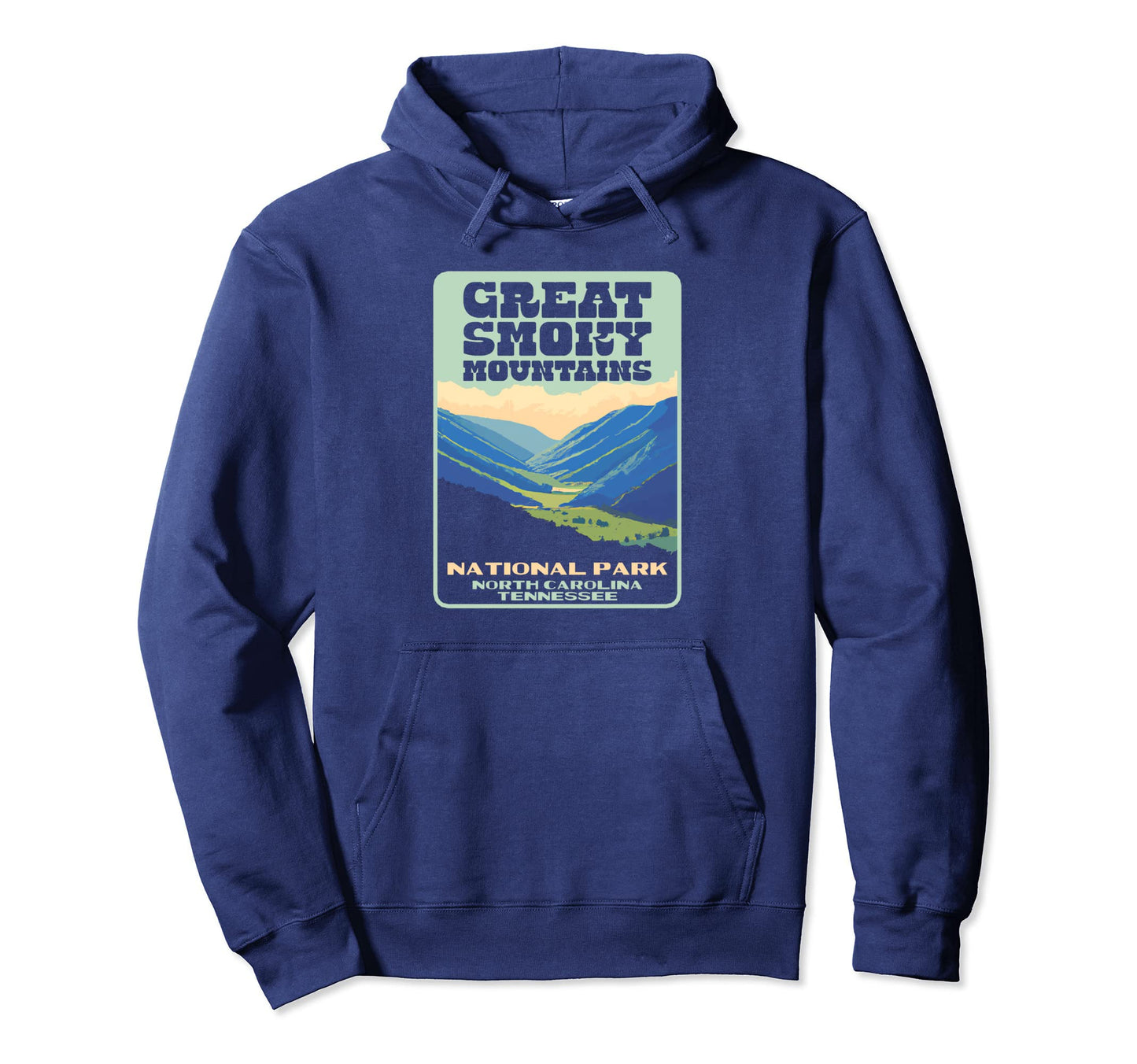 Great Smoky Mountains National Park Wpa Hoodie - Aesthetic Graphic Unisex - T-Shirt, Sweatshirt, Hoodie