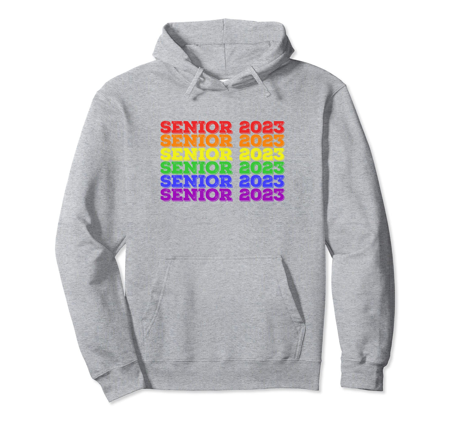 Senior Class 2023 Graduate Gay Pride Hoodie - Novelty Apparel Unisex - T-Shirt, Sweatshirt, Hoodie