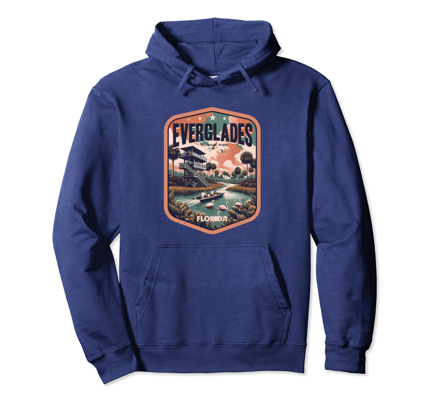 Everglades National Park Florida Hoodie - Unique Graphic Unisex - T-Shirt, Sweatshirt, Hoodie