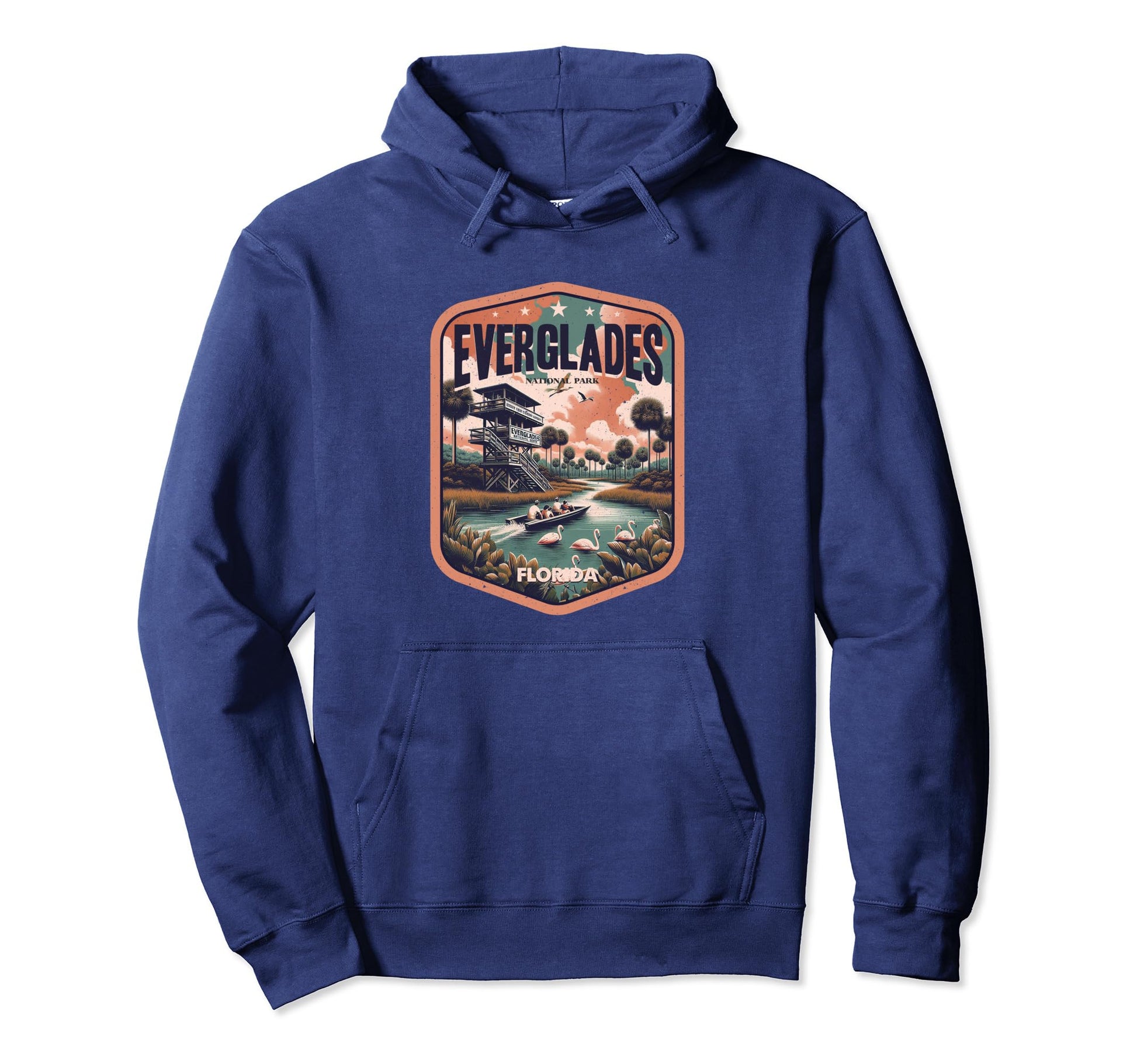 Everglades National Park Florida Hoodie - Unique Graphic Unisex - T-Shirt, Sweatshirt, Hoodie
