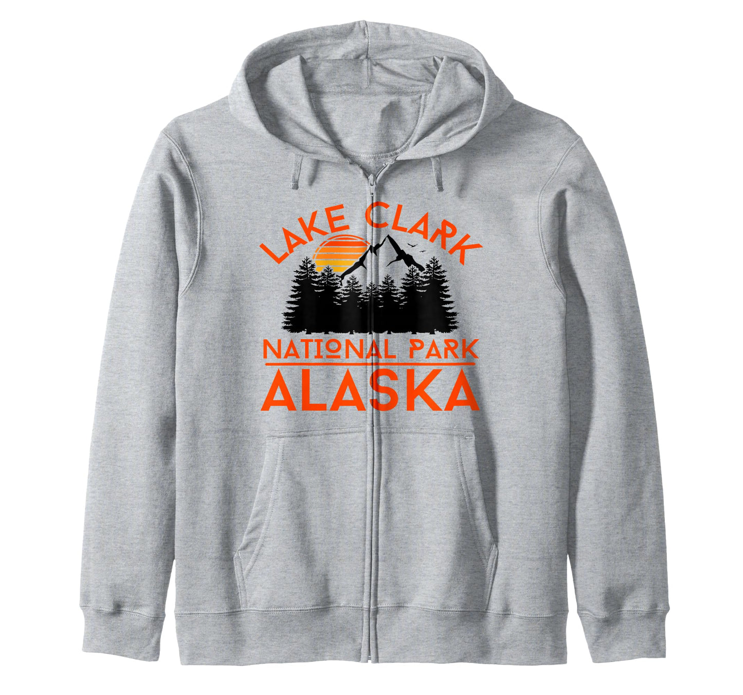 Lake Clark National Park Alaska Usa Hoodie - Fun Novelty Design Unisex - T-Shirt, Sweatshirt, Hoodie